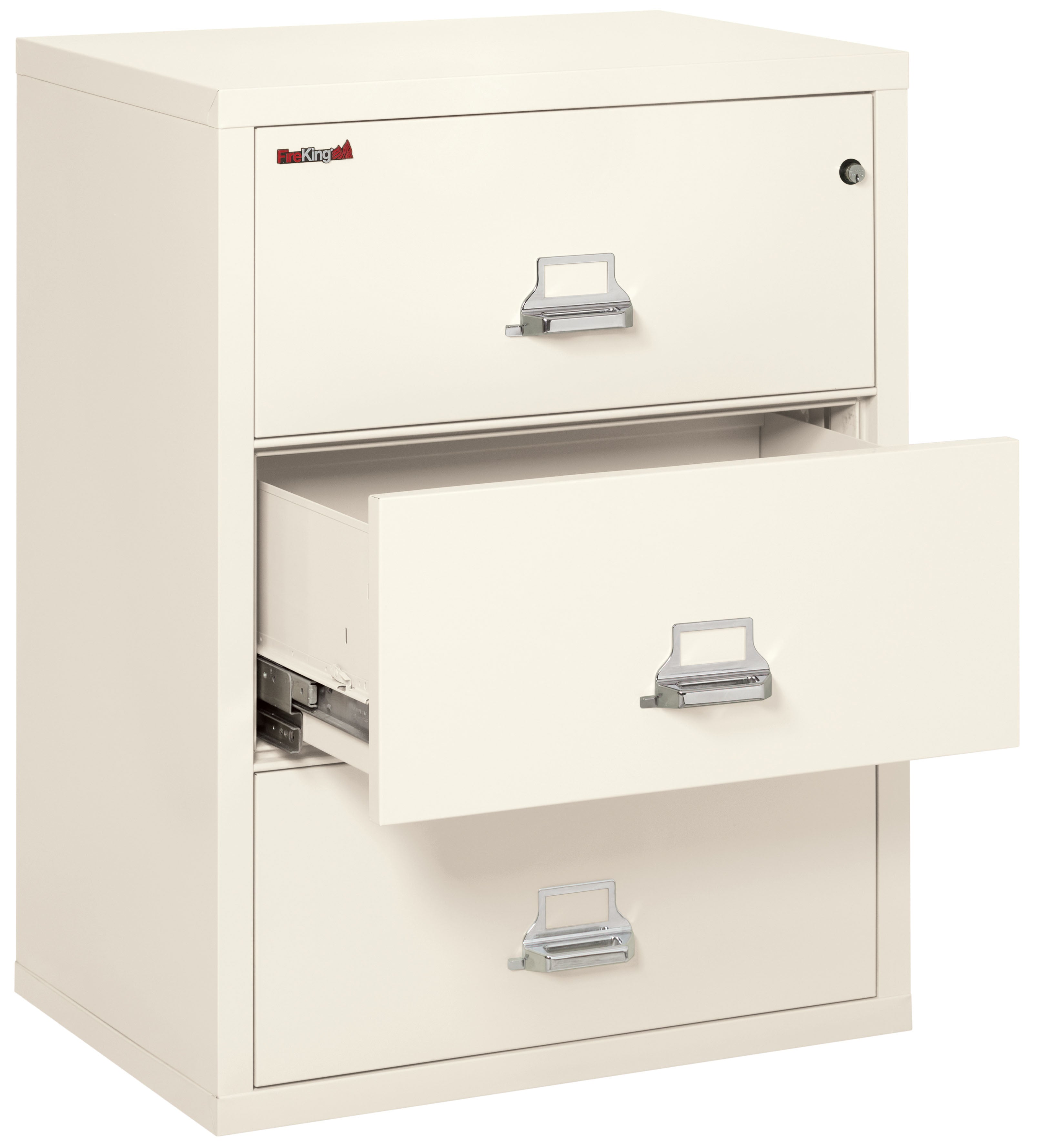 Fire Resistant File Cabinet - 3 Drawer Lateral 31" wide