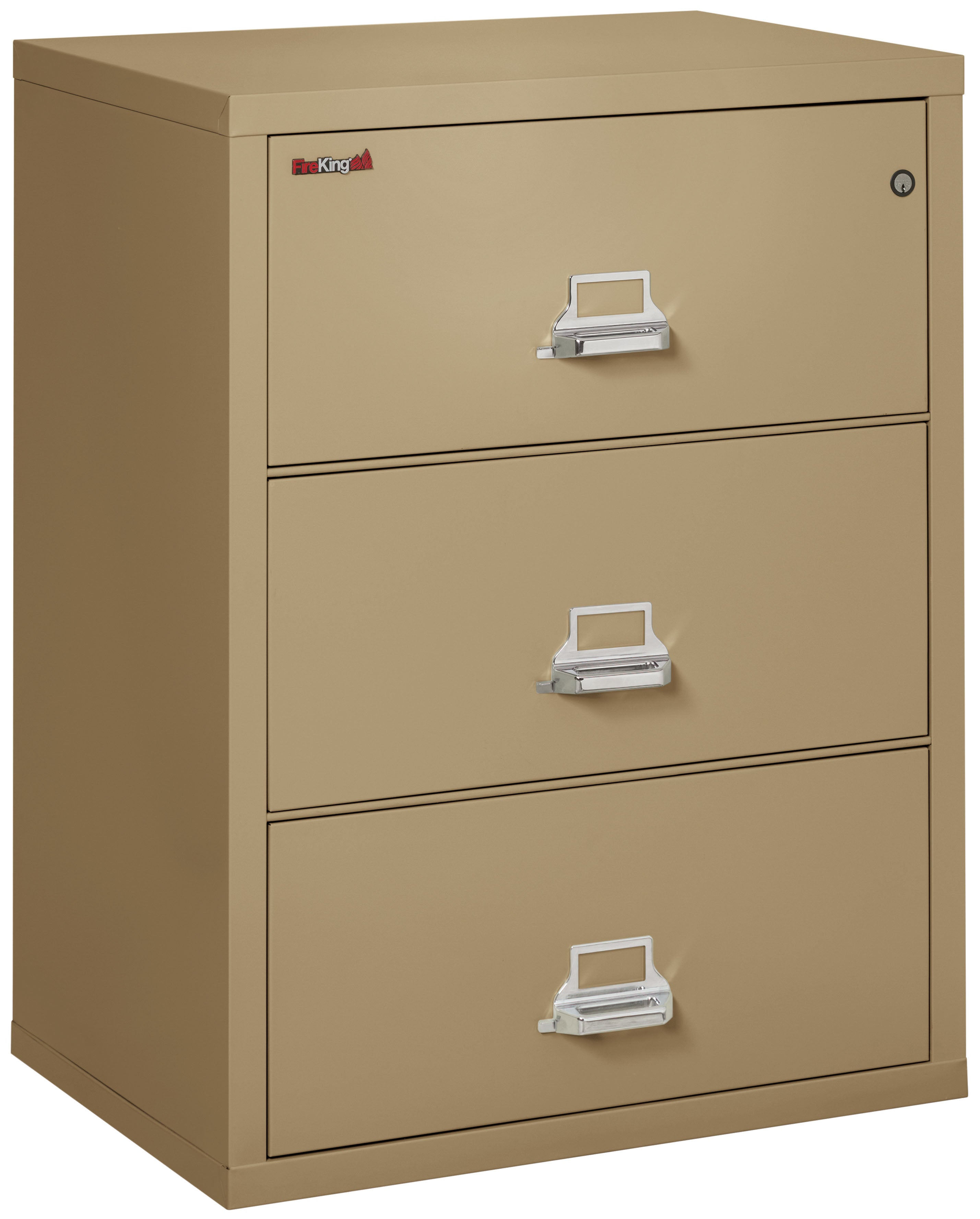 Fire Resistant File Cabinet - 3 Drawer Lateral 31" wide