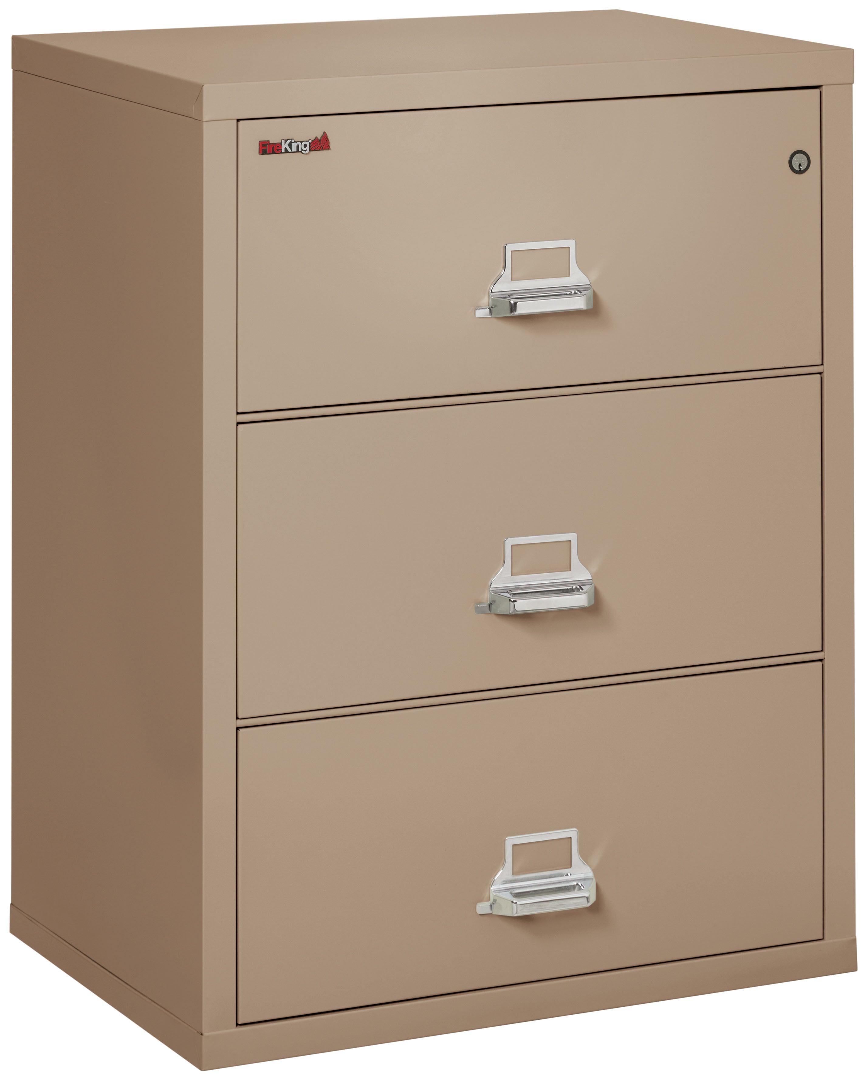 Fire Resistant File Cabinet - 3 Drawer Lateral 31" wide