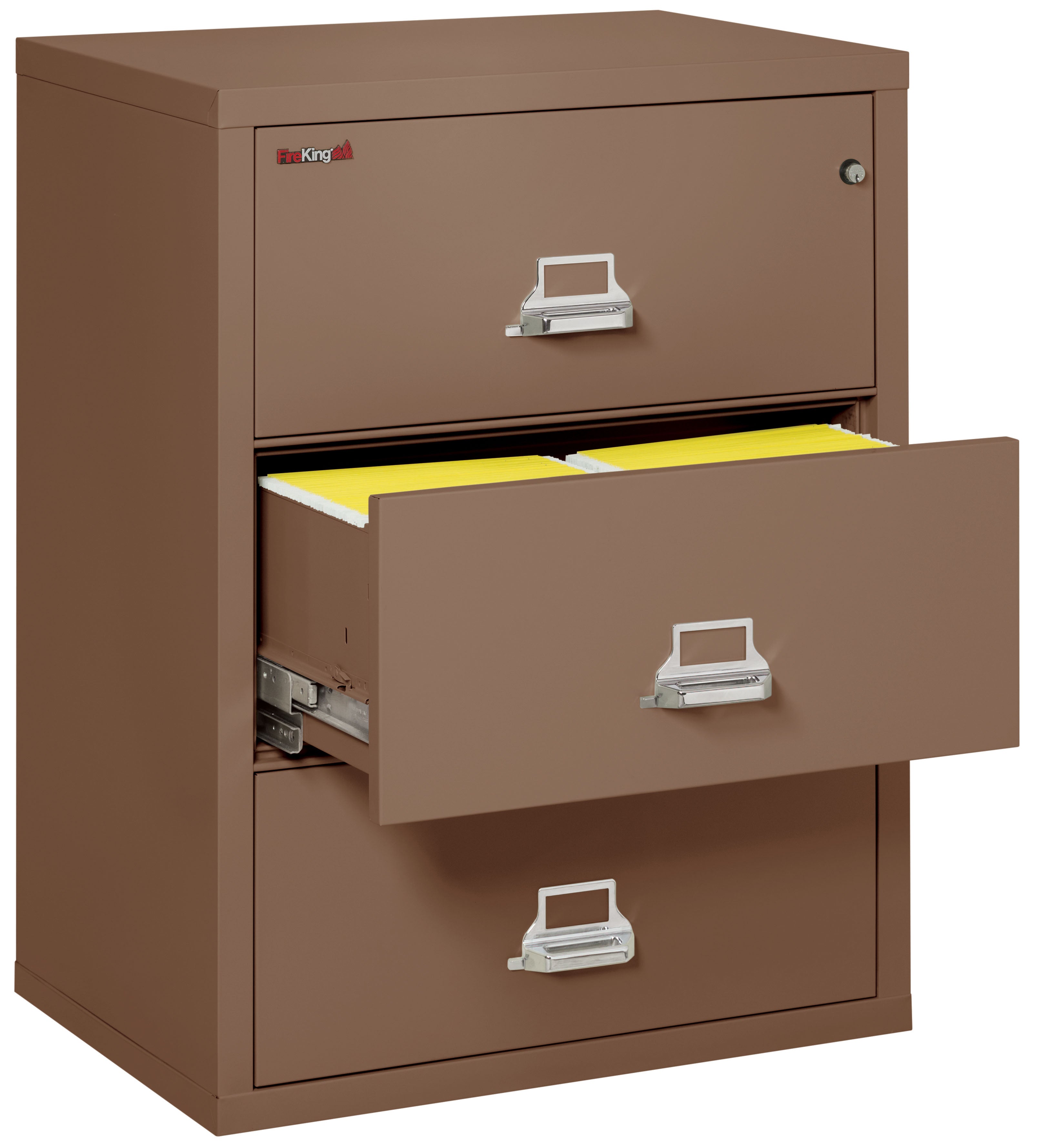 Fire Resistant File Cabinet - 3 Drawer Lateral 31" wide