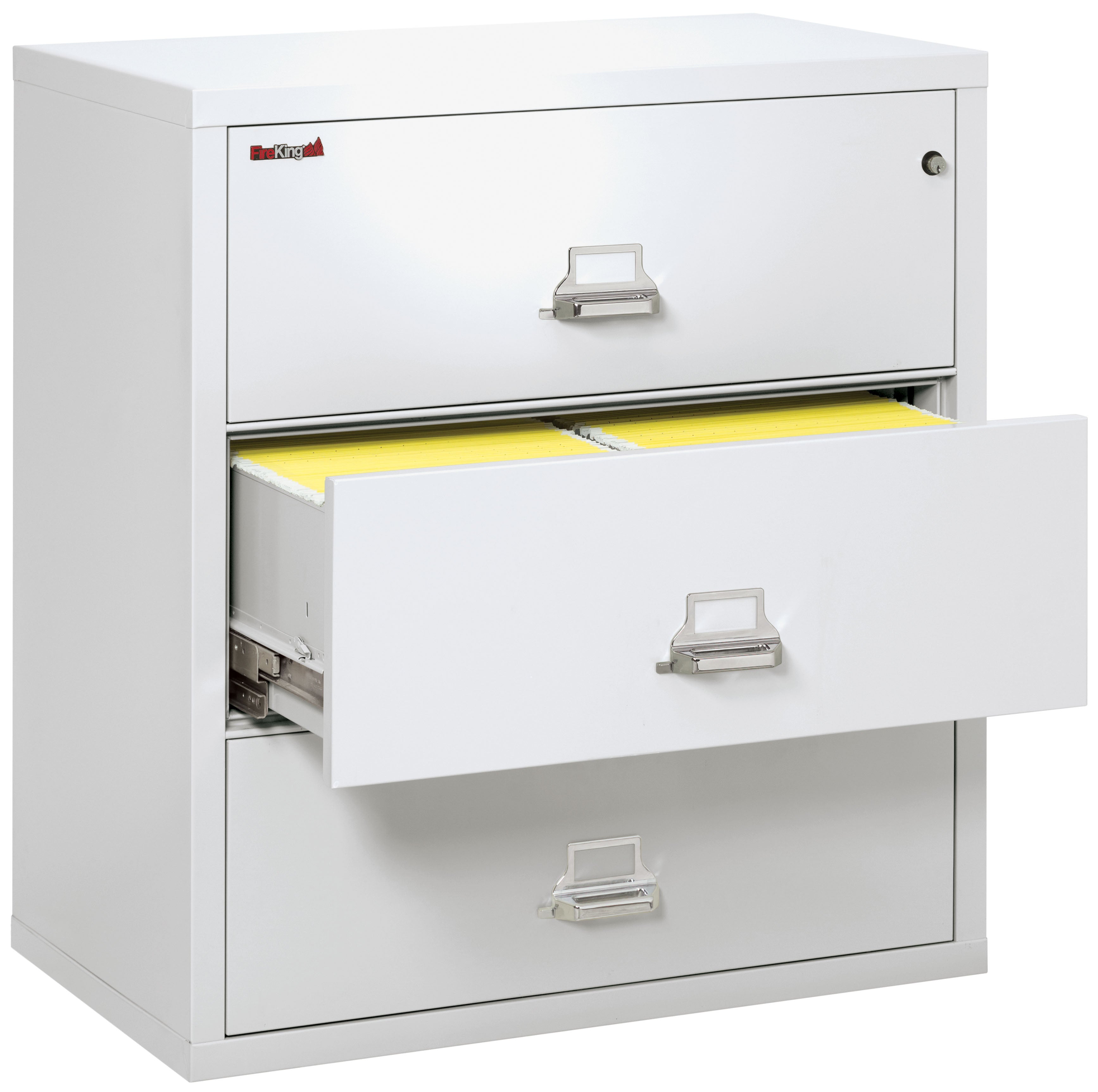 Fire Resistant File Cabinet - 3 Drawer Lateral 38" wide