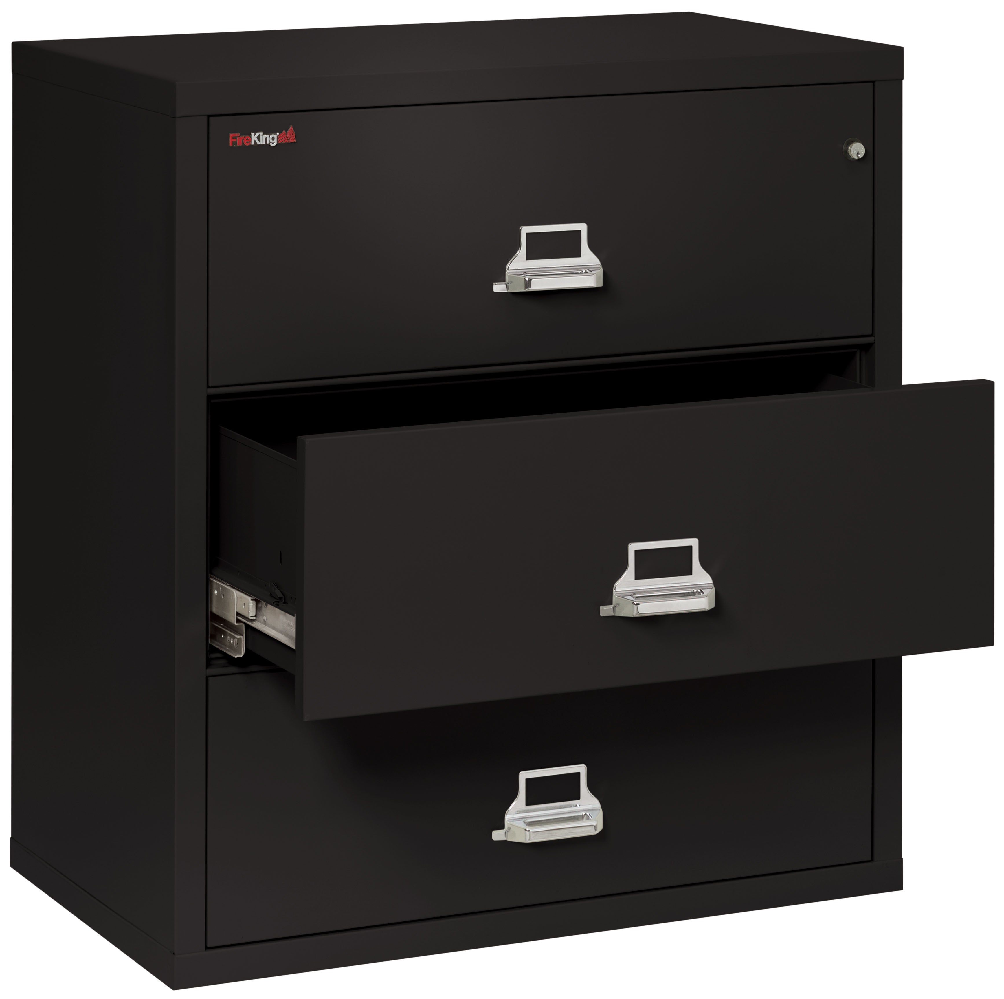 Fire Resistant File Cabinet - 3 Drawer Lateral 38" wide