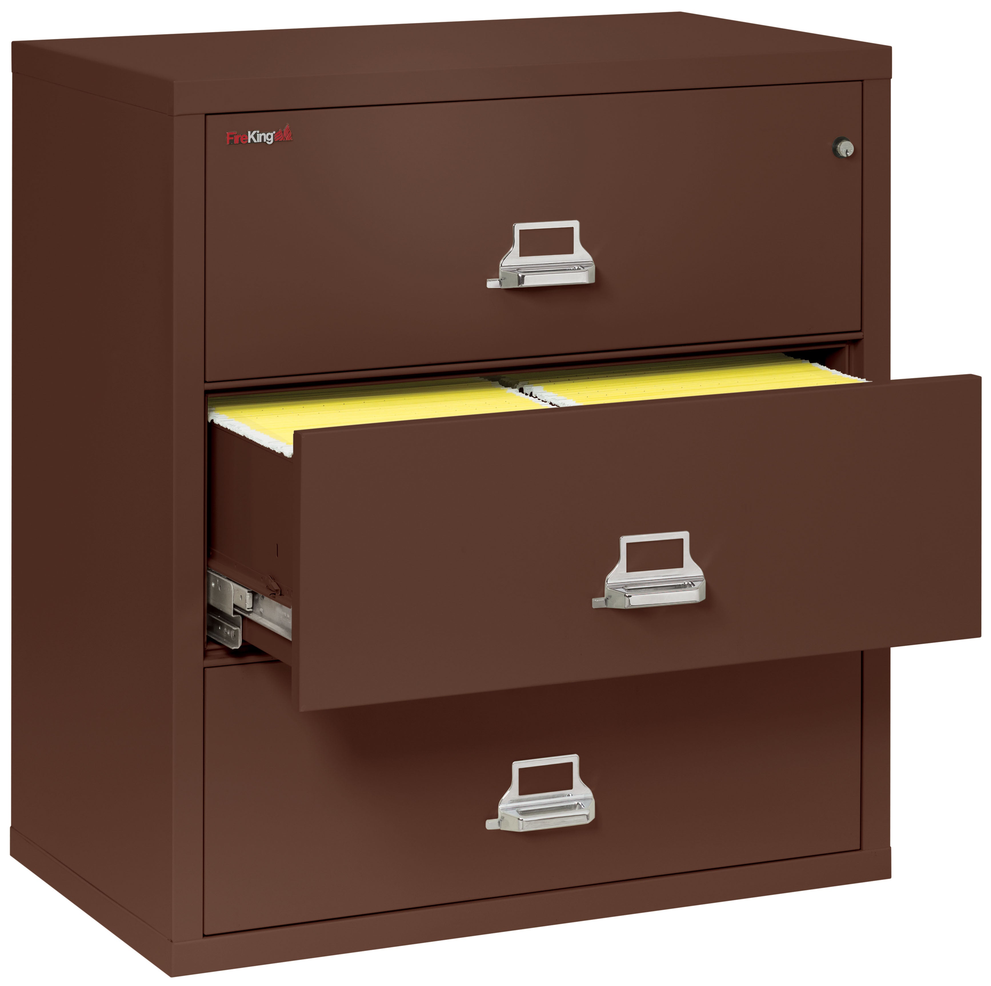 Fire Resistant File Cabinet - 3 Drawer Lateral 38" wide