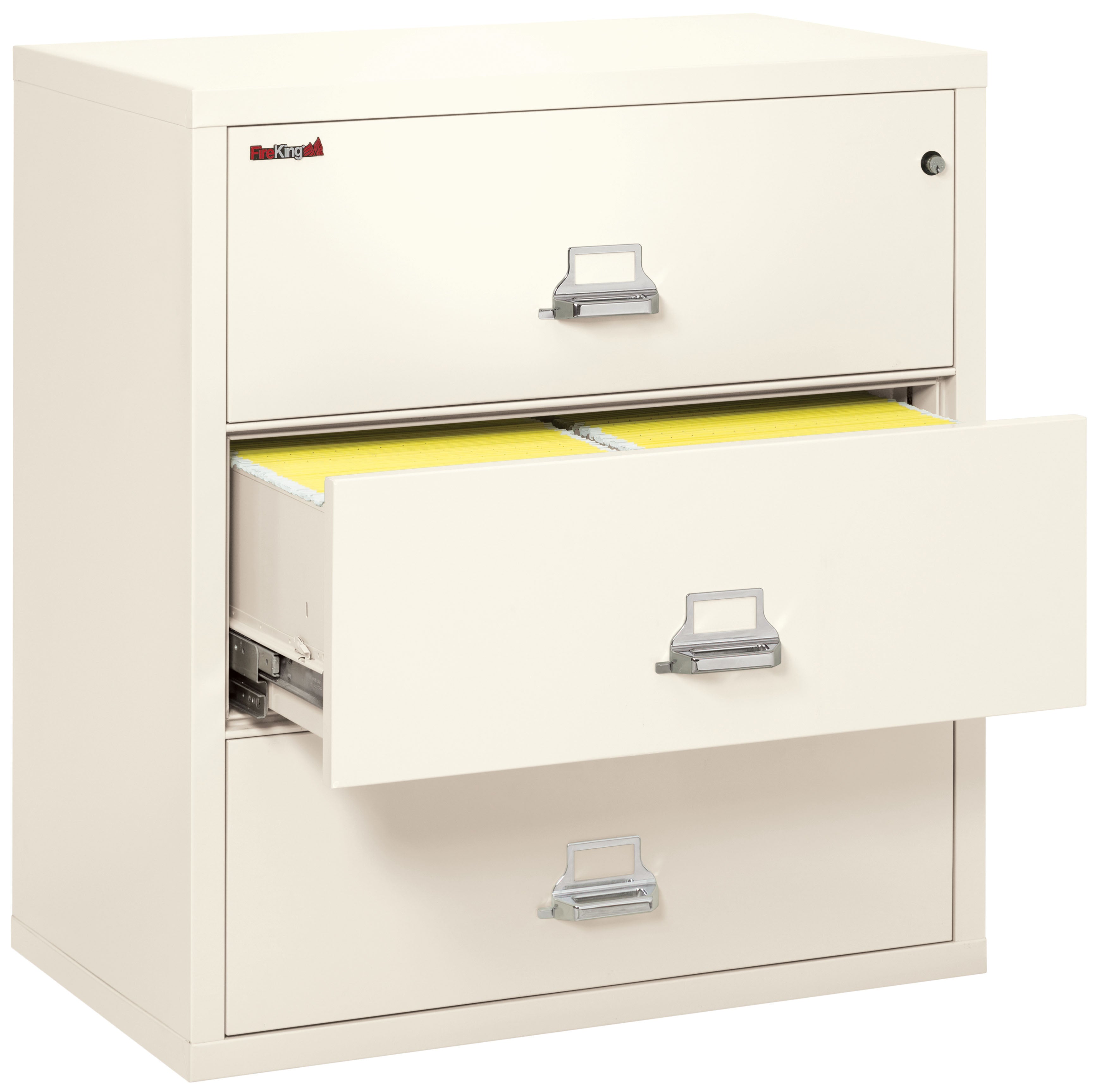 Fire Resistant File Cabinet - 3 Drawer Lateral 38" wide