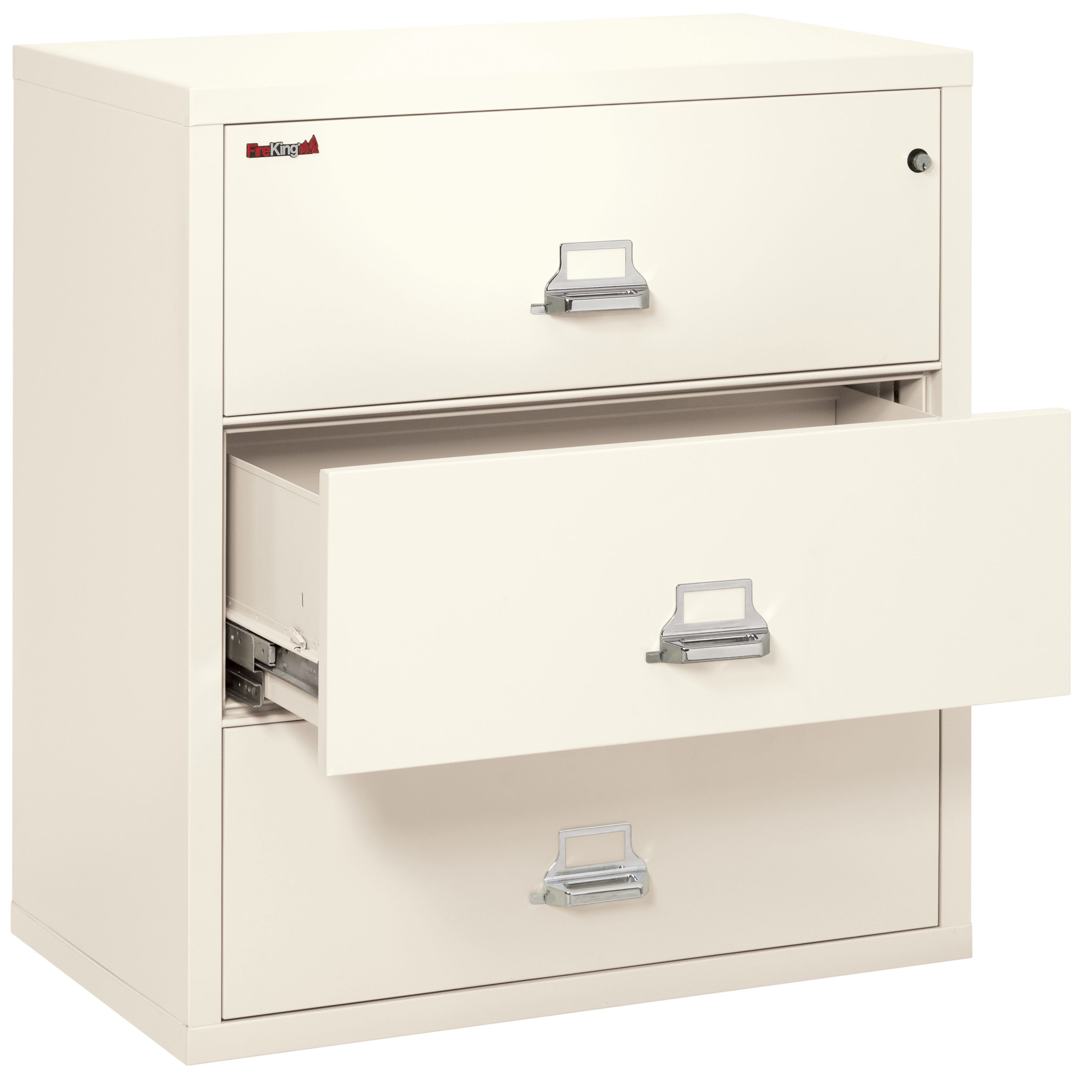 Fire Resistant File Cabinet - 3 Drawer Lateral 38" wide