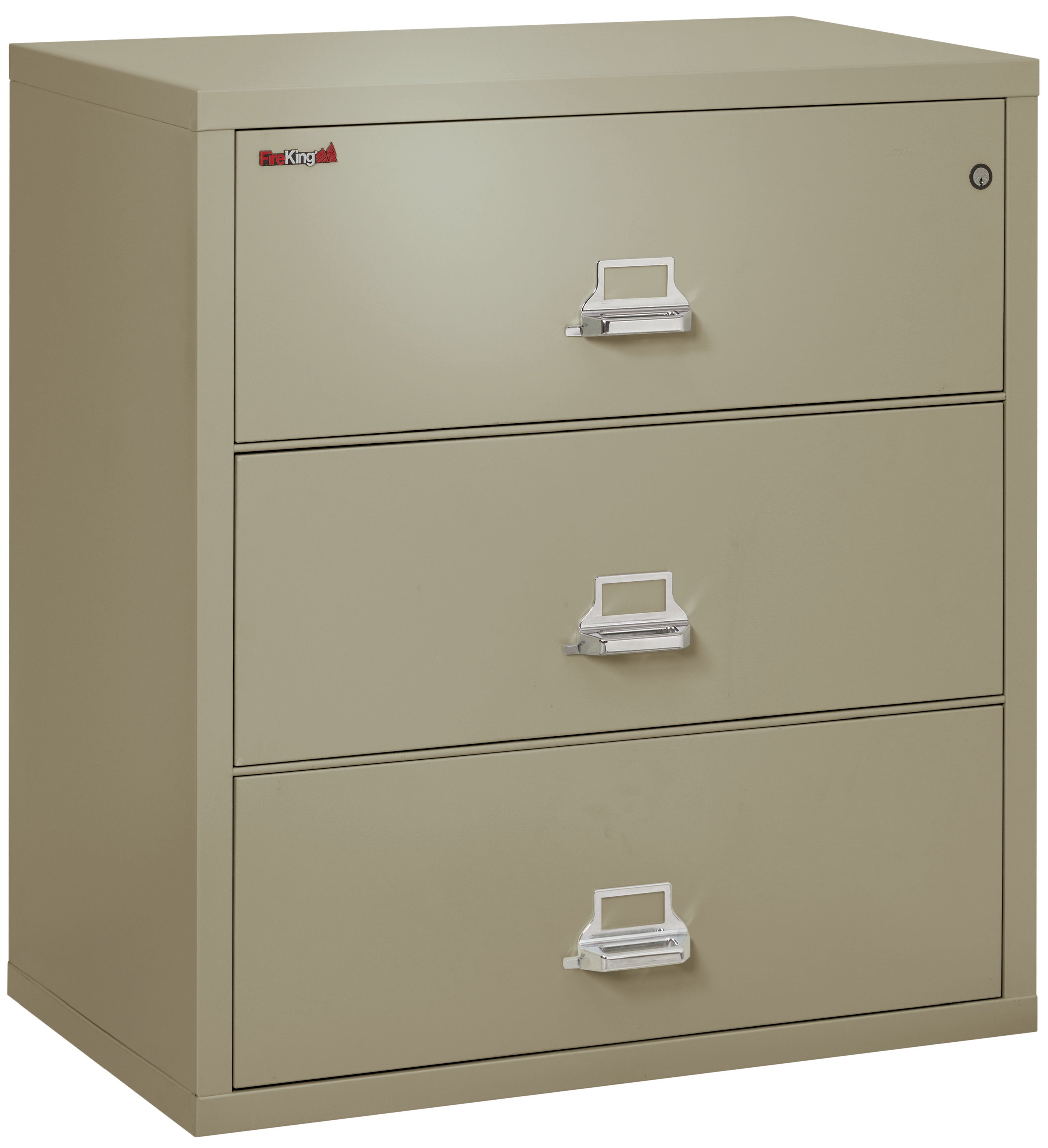 Fire Resistant File Cabinet - 3 Drawer Lateral 38" wide