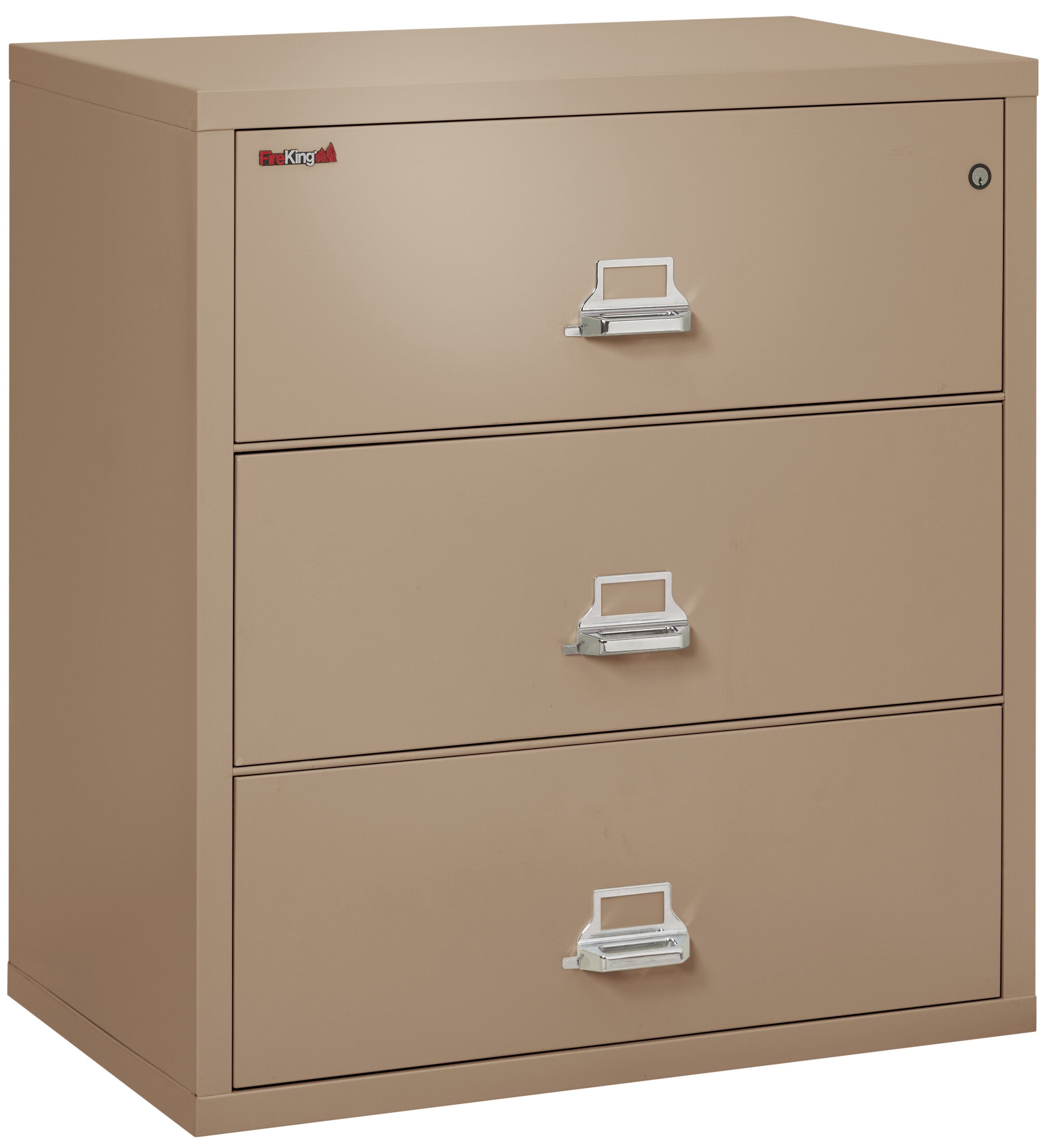 Fire Resistant File Cabinet - 3 Drawer Lateral 38" wide