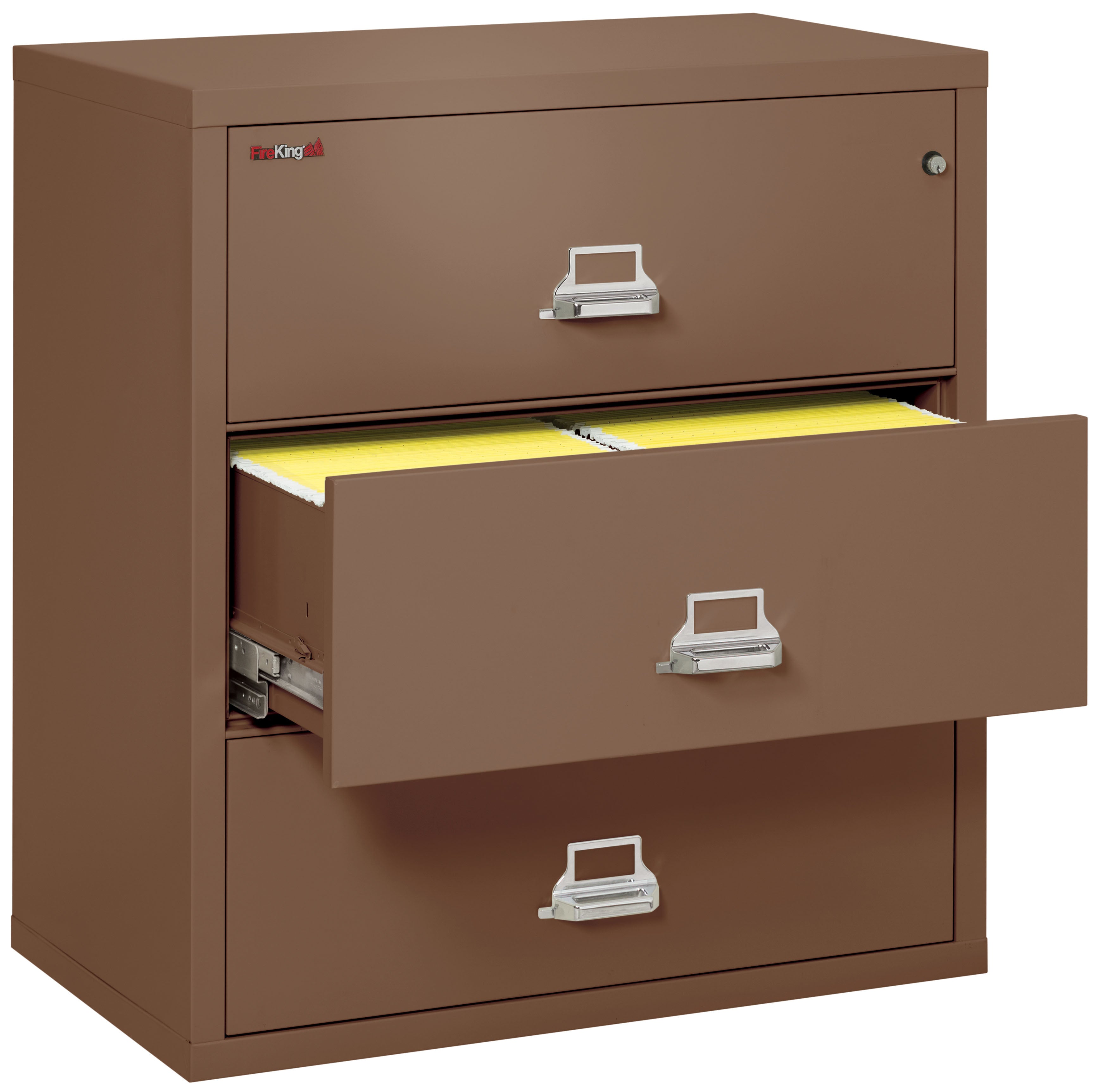 Fire Resistant File Cabinet - 3 Drawer Lateral 38" wide