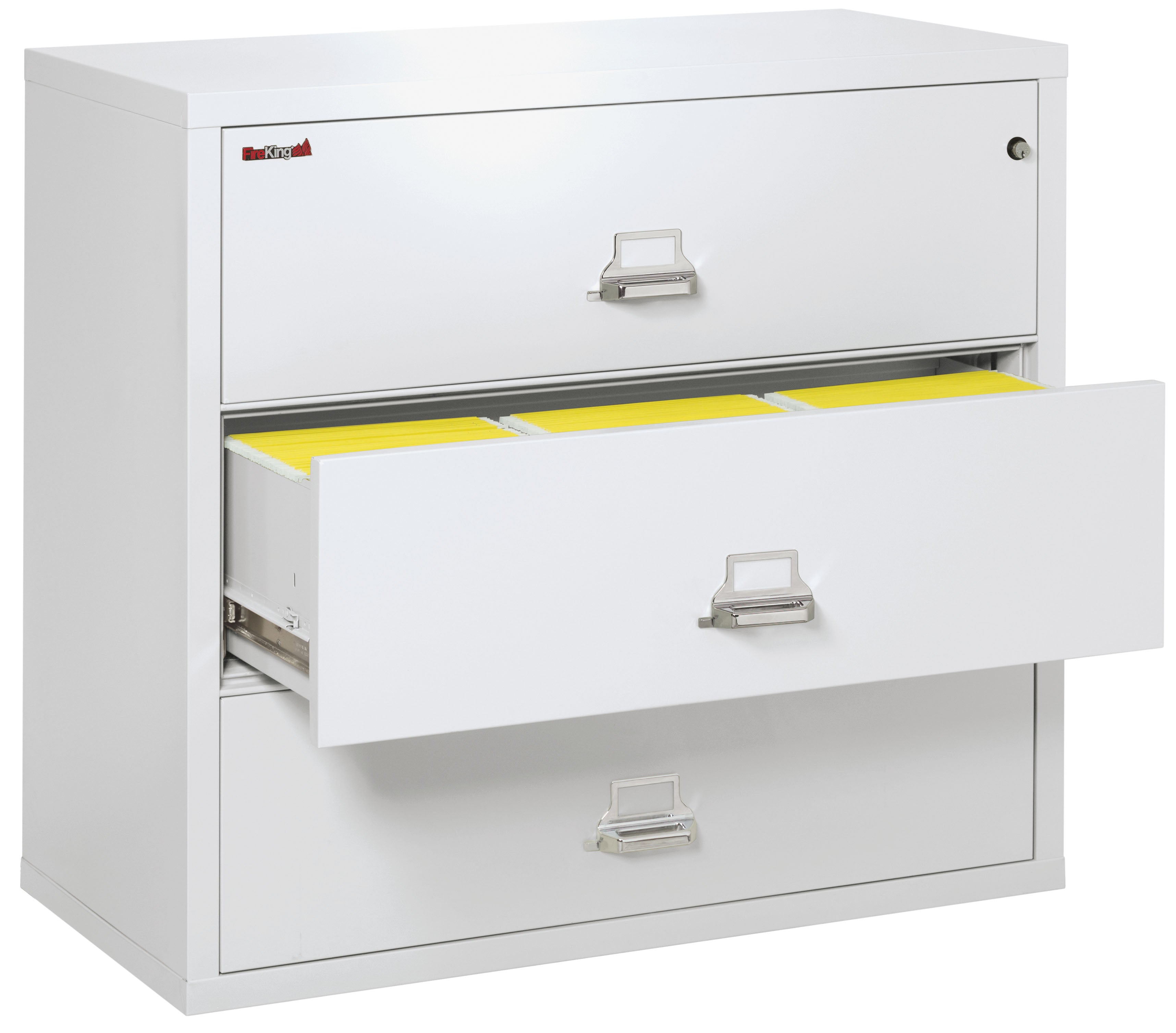 Fire Resistant File Cabinet - 3 Drawer Lateral 44" wide