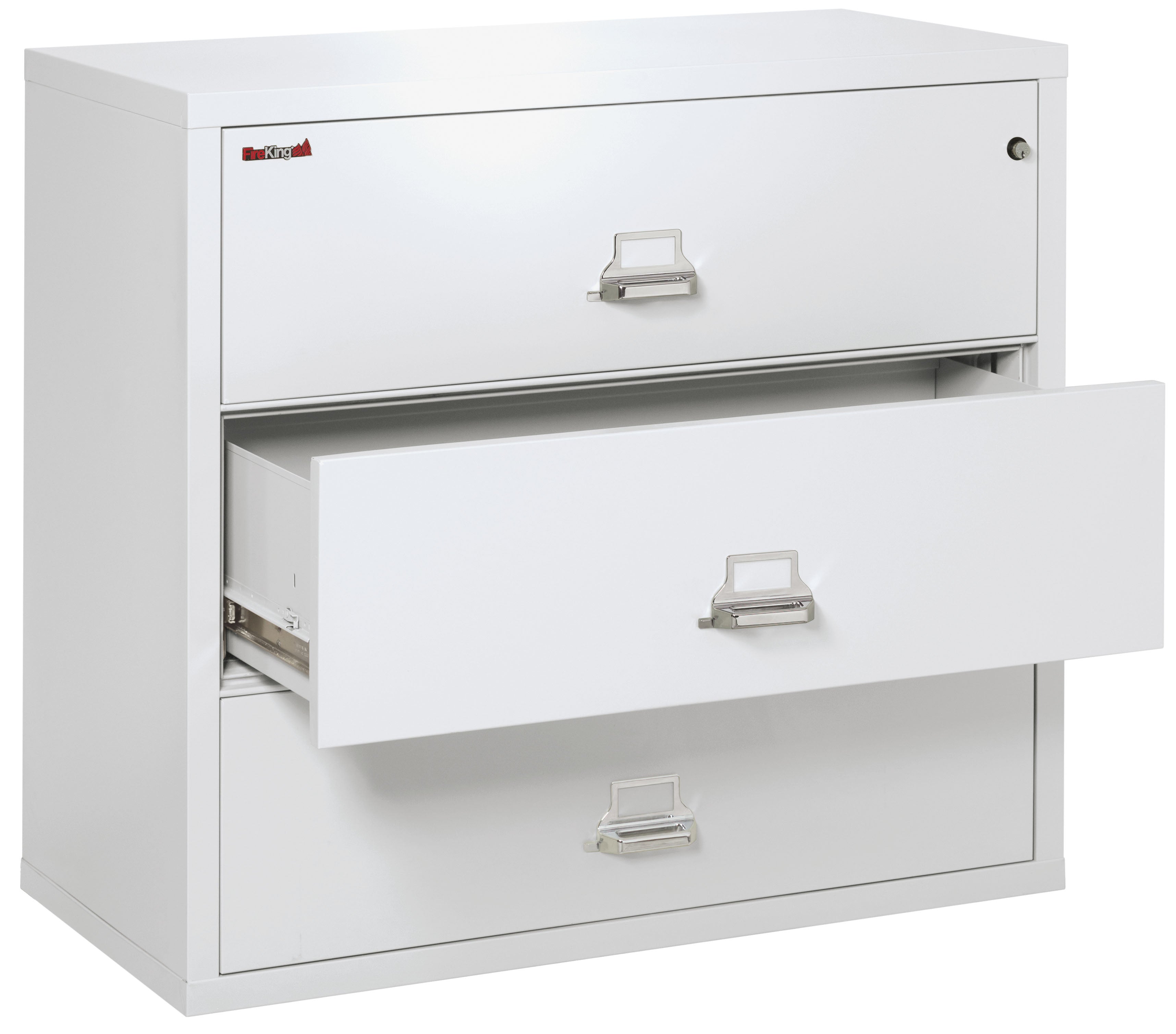 Fire Resistant File Cabinet - 3 Drawer Lateral 44" wide