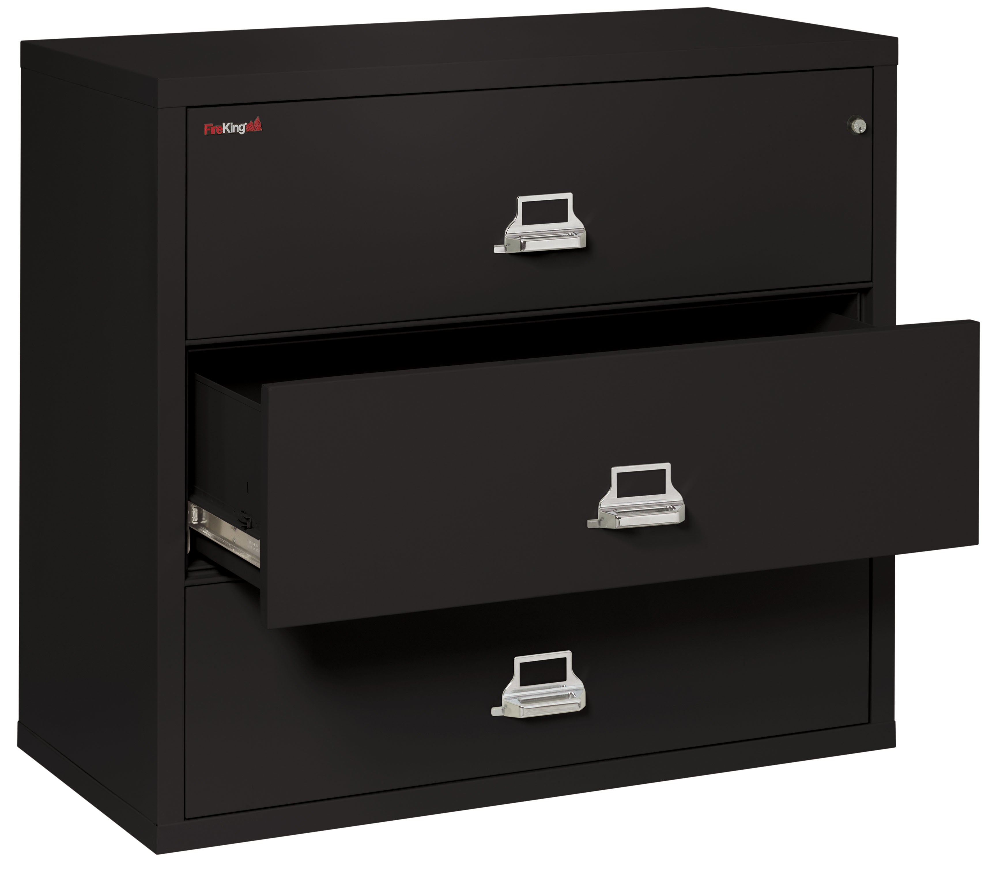 Fire Resistant File Cabinet - 3 Drawer Lateral 44" wide