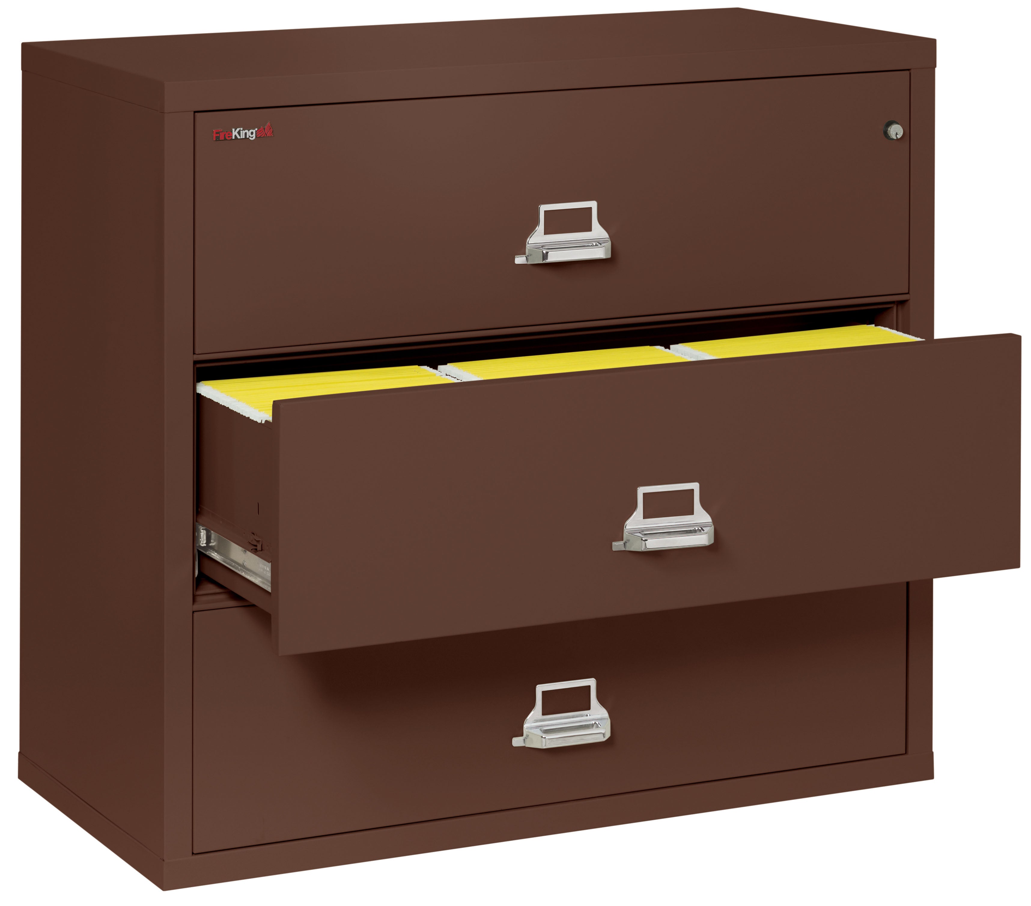 Fire Resistant File Cabinet - 3 Drawer Lateral 44" wide