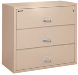 Fire Resistant File Cabinet - 3 Drawer Lateral 44" wide