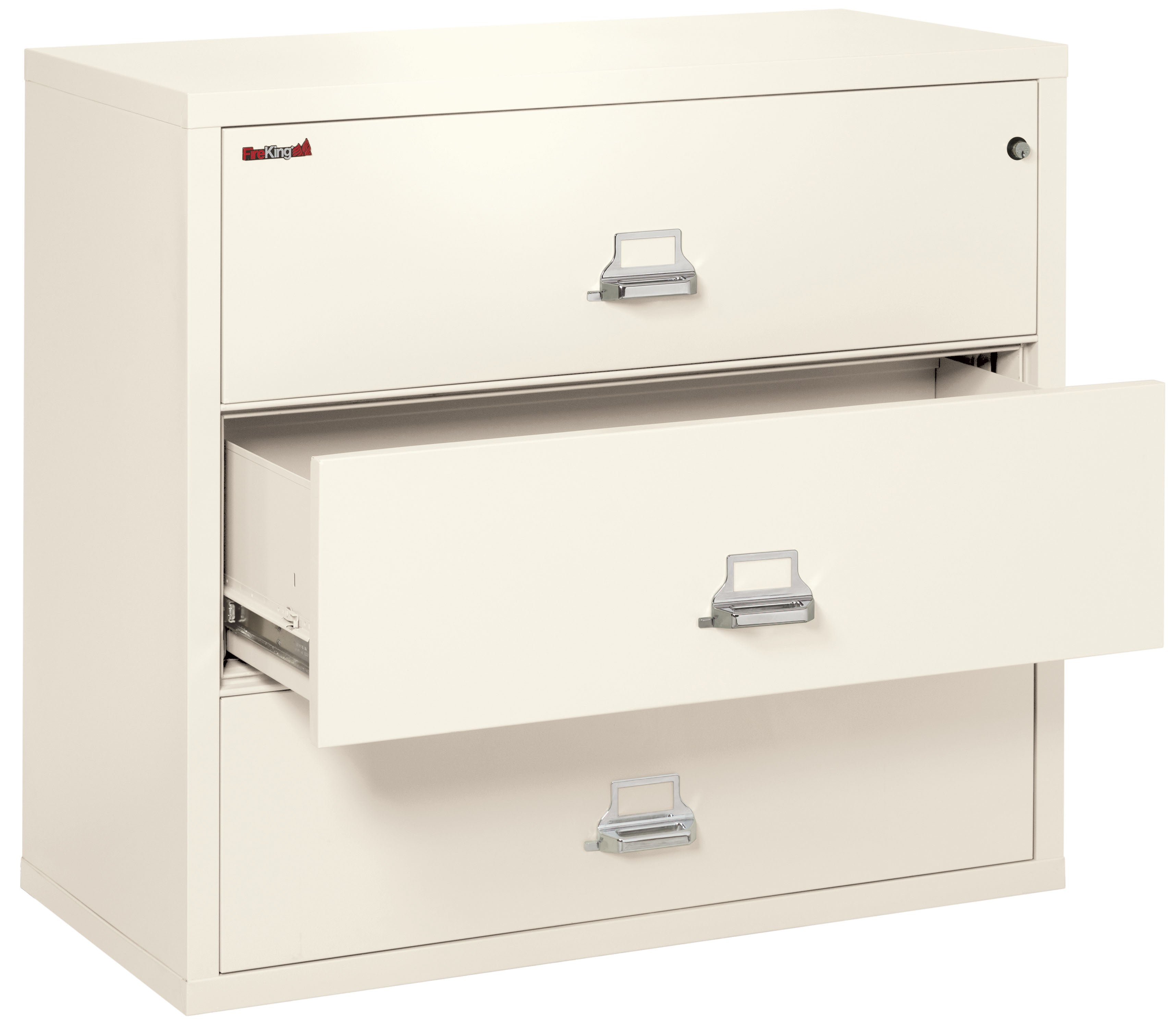 Fire Resistant File Cabinet - 3 Drawer Lateral 44" wide