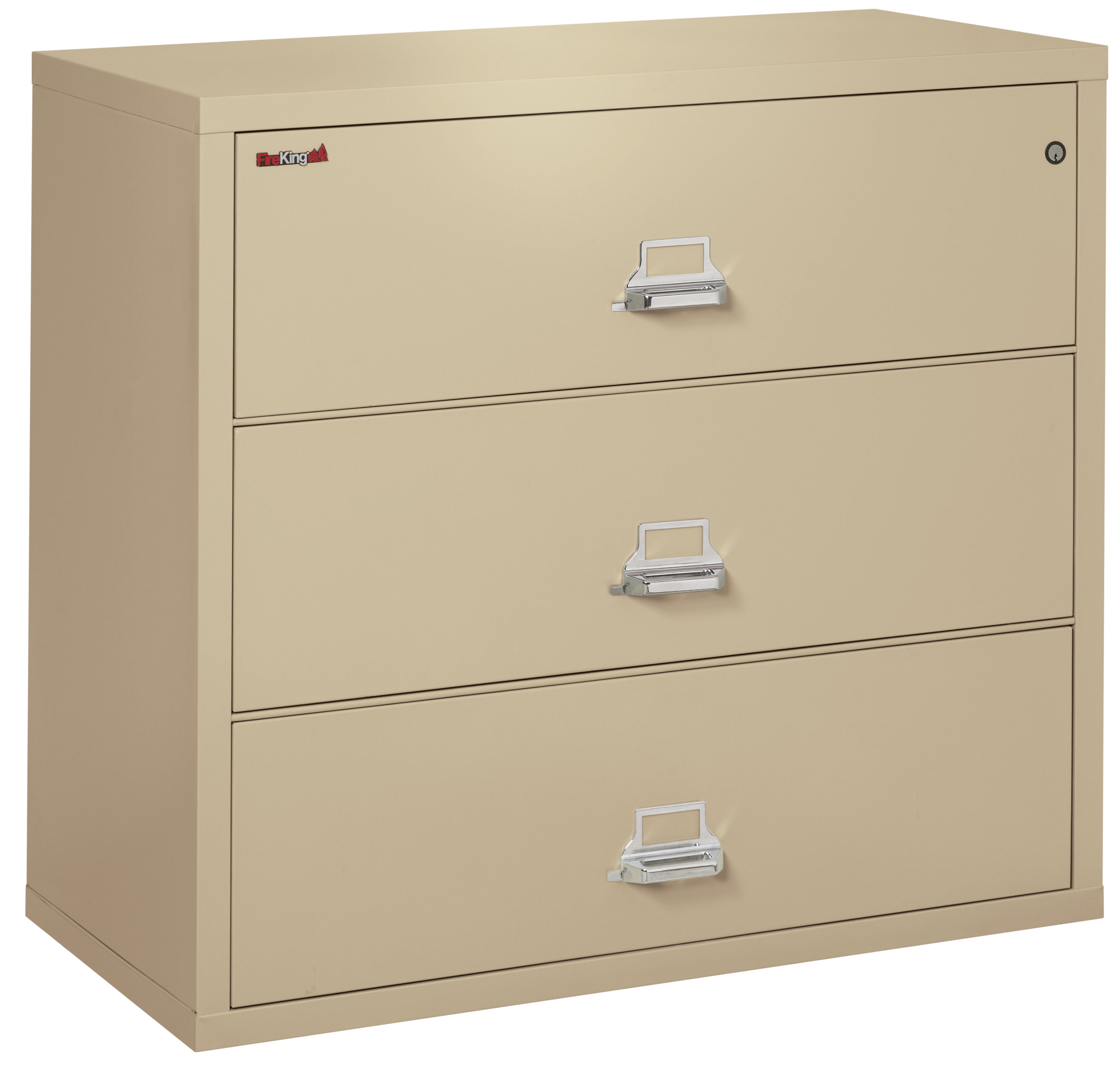 Fire Resistant File Cabinet - 3 Drawer Lateral 44" wide