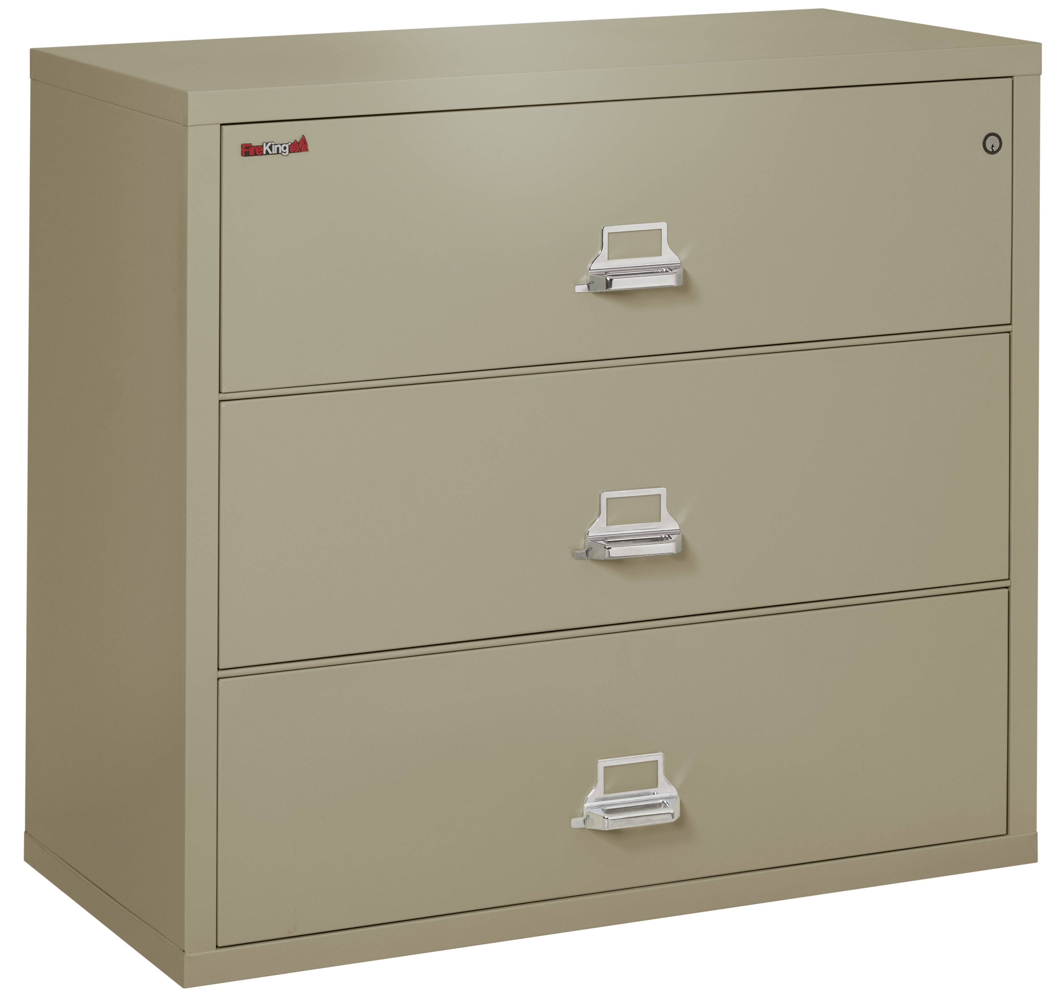 Fire Resistant File Cabinet - 3 Drawer Lateral 44" wide