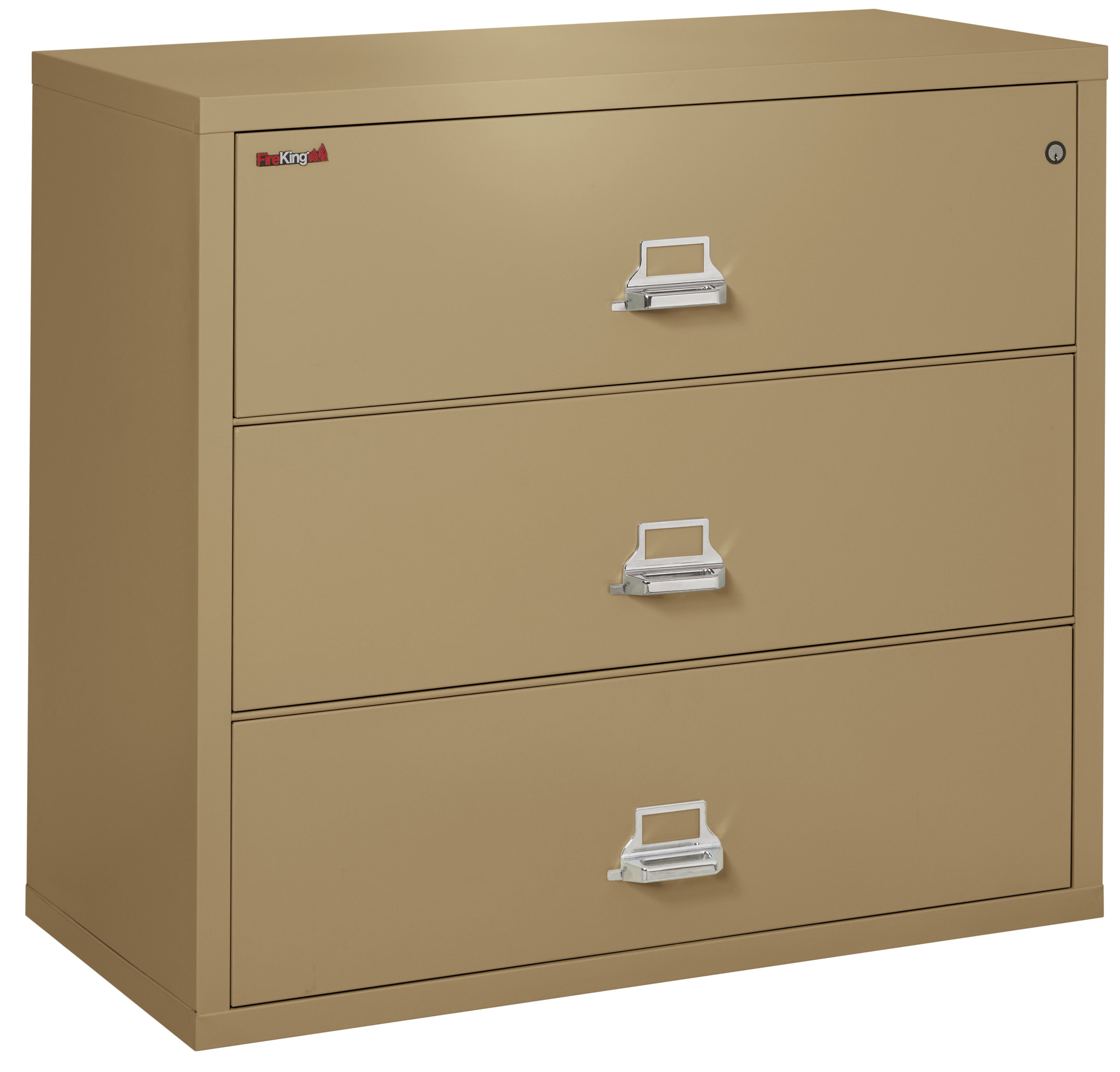 Fire Resistant File Cabinet - 3 Drawer Lateral 44" wide