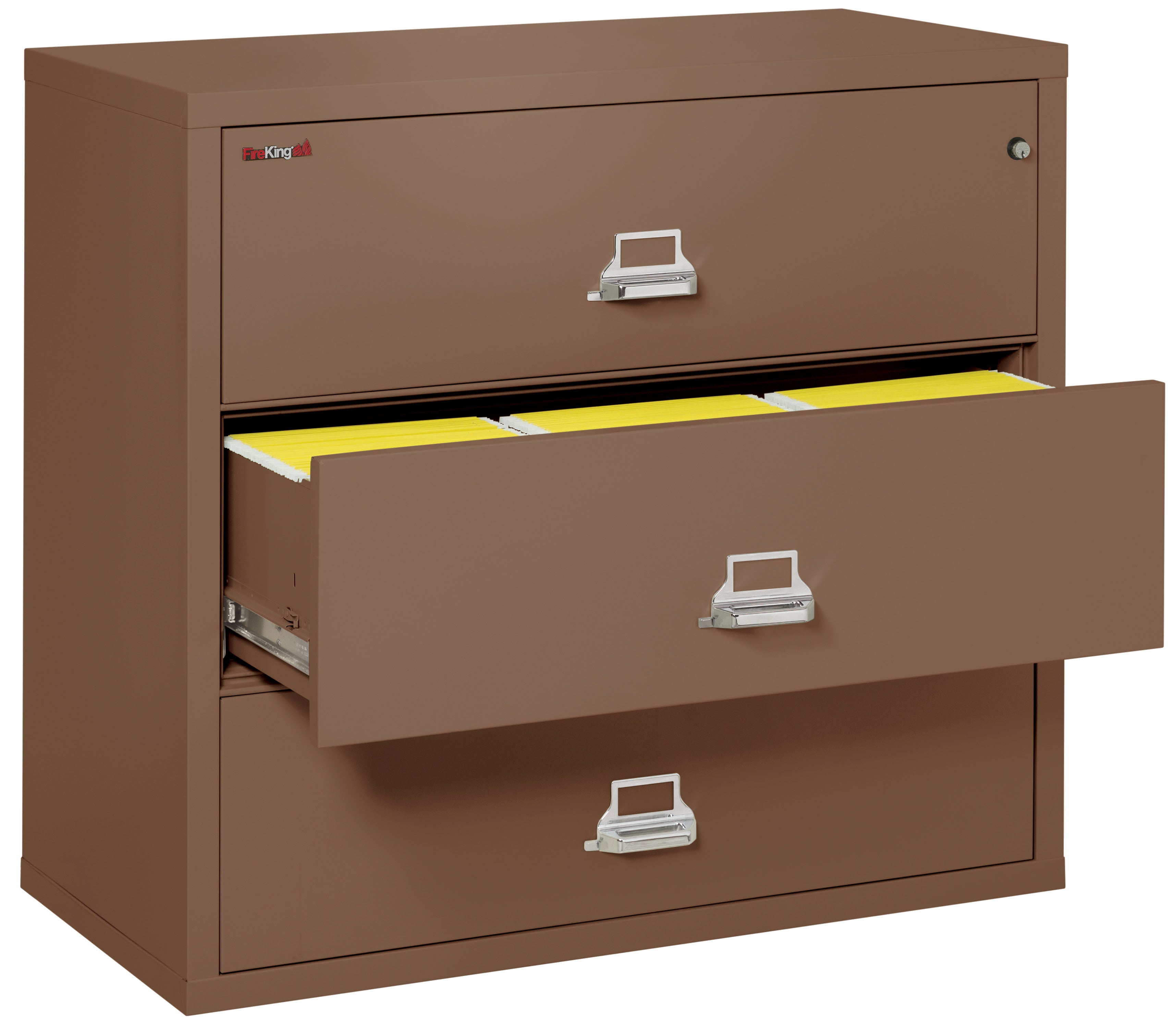 Fire Resistant File Cabinet - 3 Drawer Lateral 44" wide