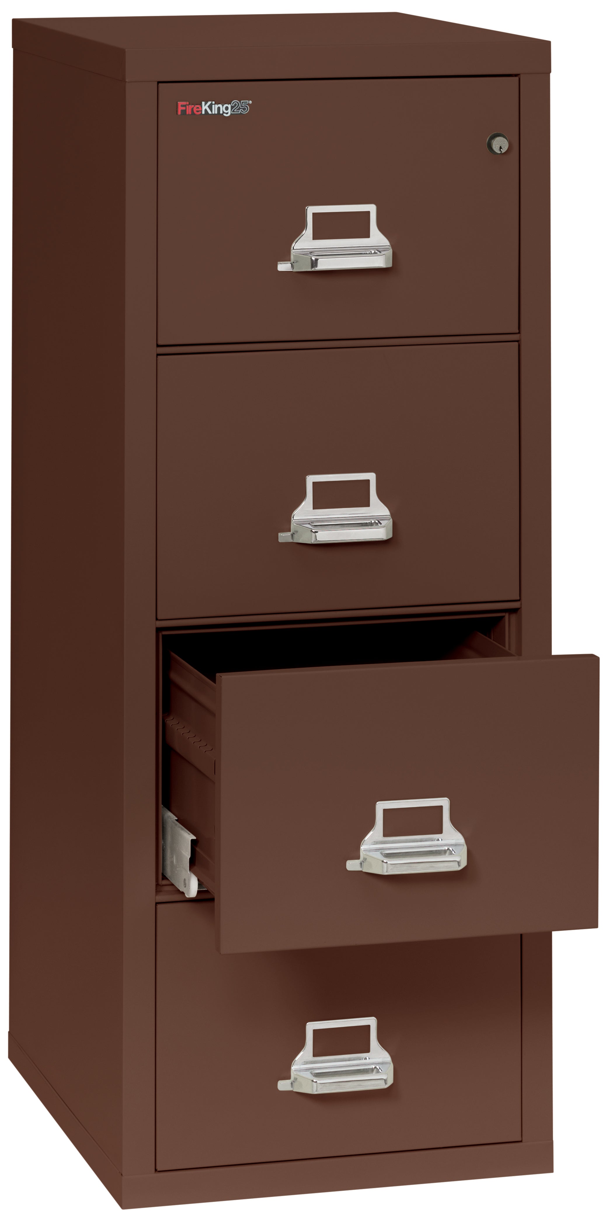 1 Hour Fire Resistant File Cabinet - 4 Drawer letter 25" depth