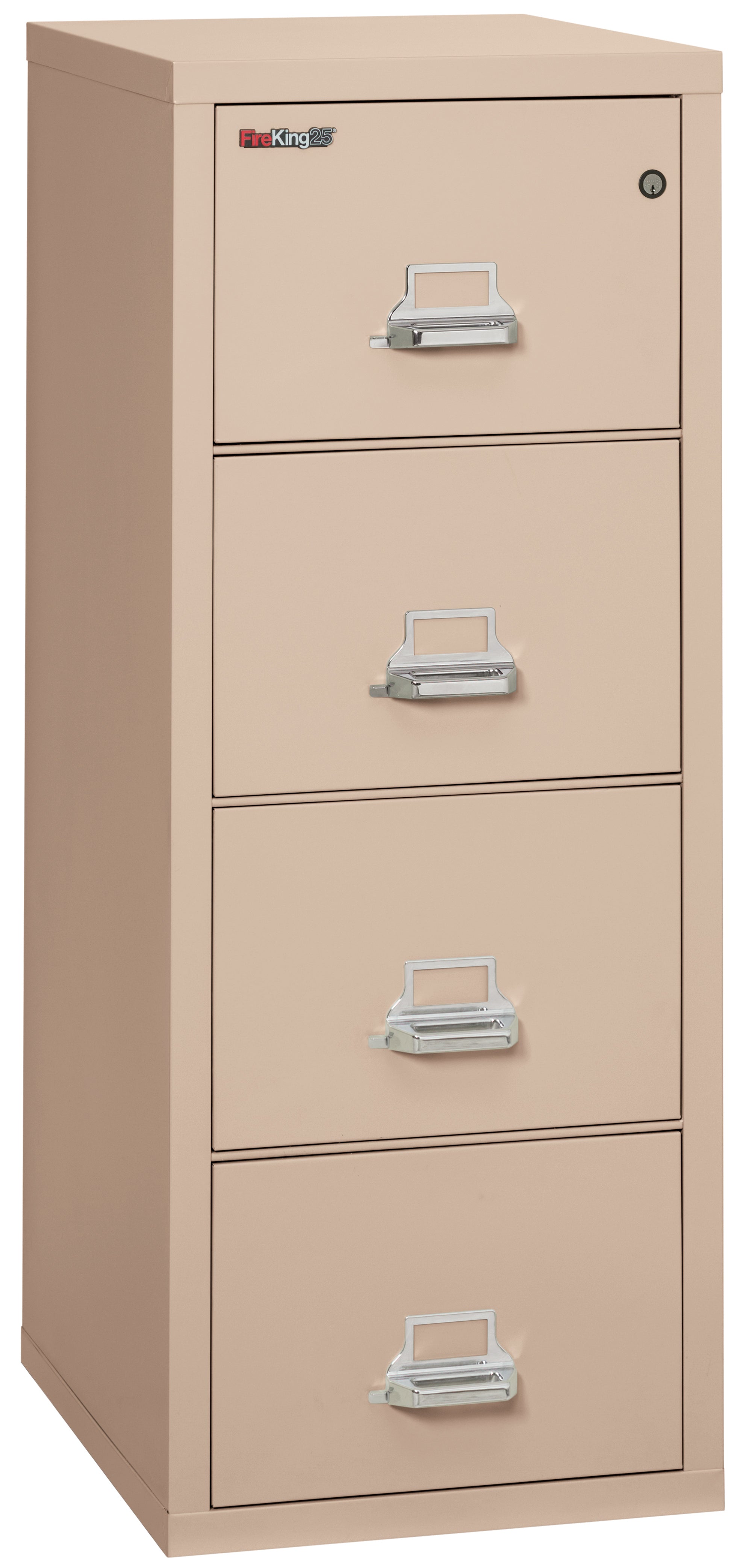 1 Hour Fire Resistant File Cabinet - 4 Drawer letter 25" depth