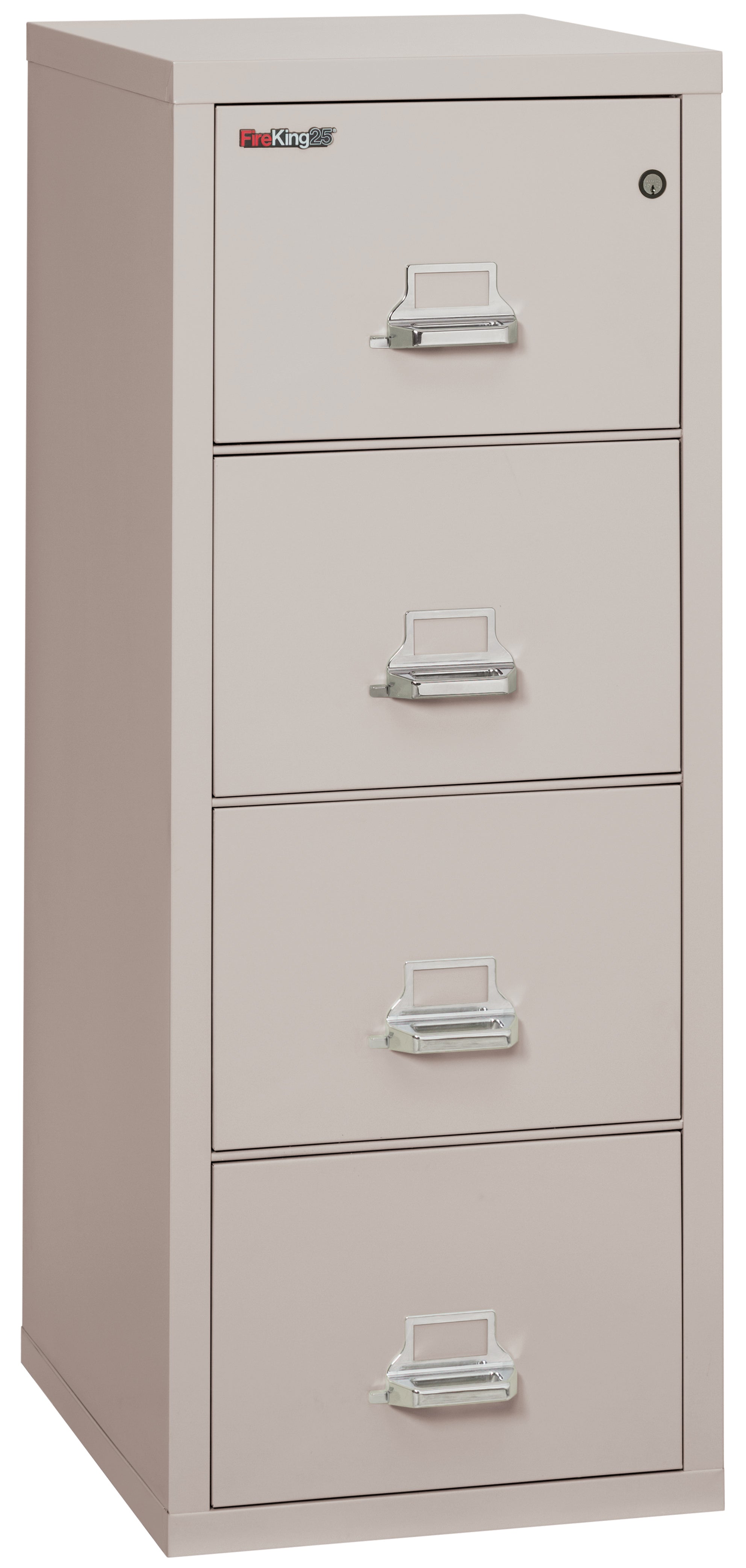 1 Hour Fire Resistant File Cabinet - 4 Drawer letter 25" depth