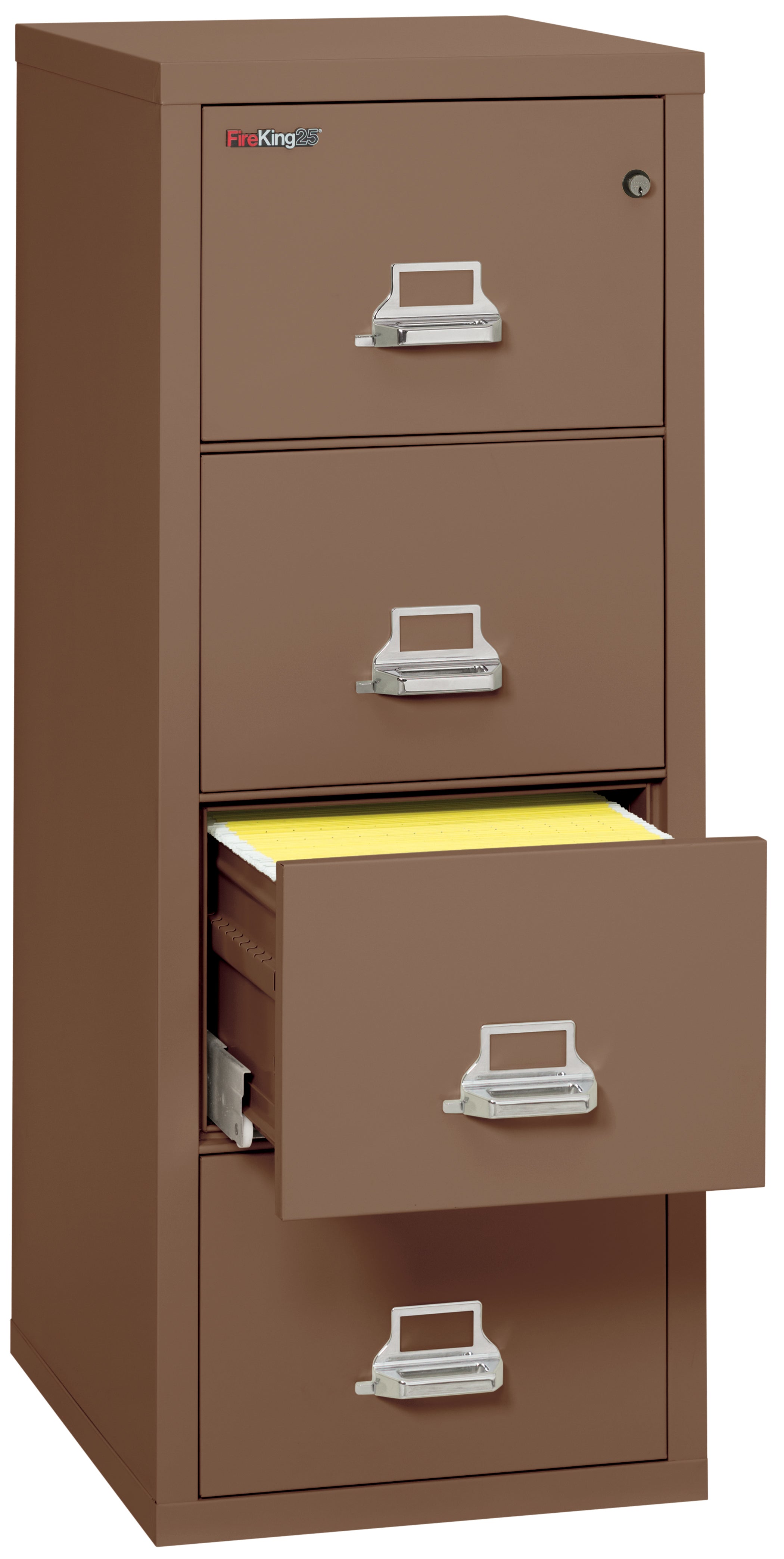 1 Hour Fire Resistant File Cabinet - 4 Drawer letter 25" depth