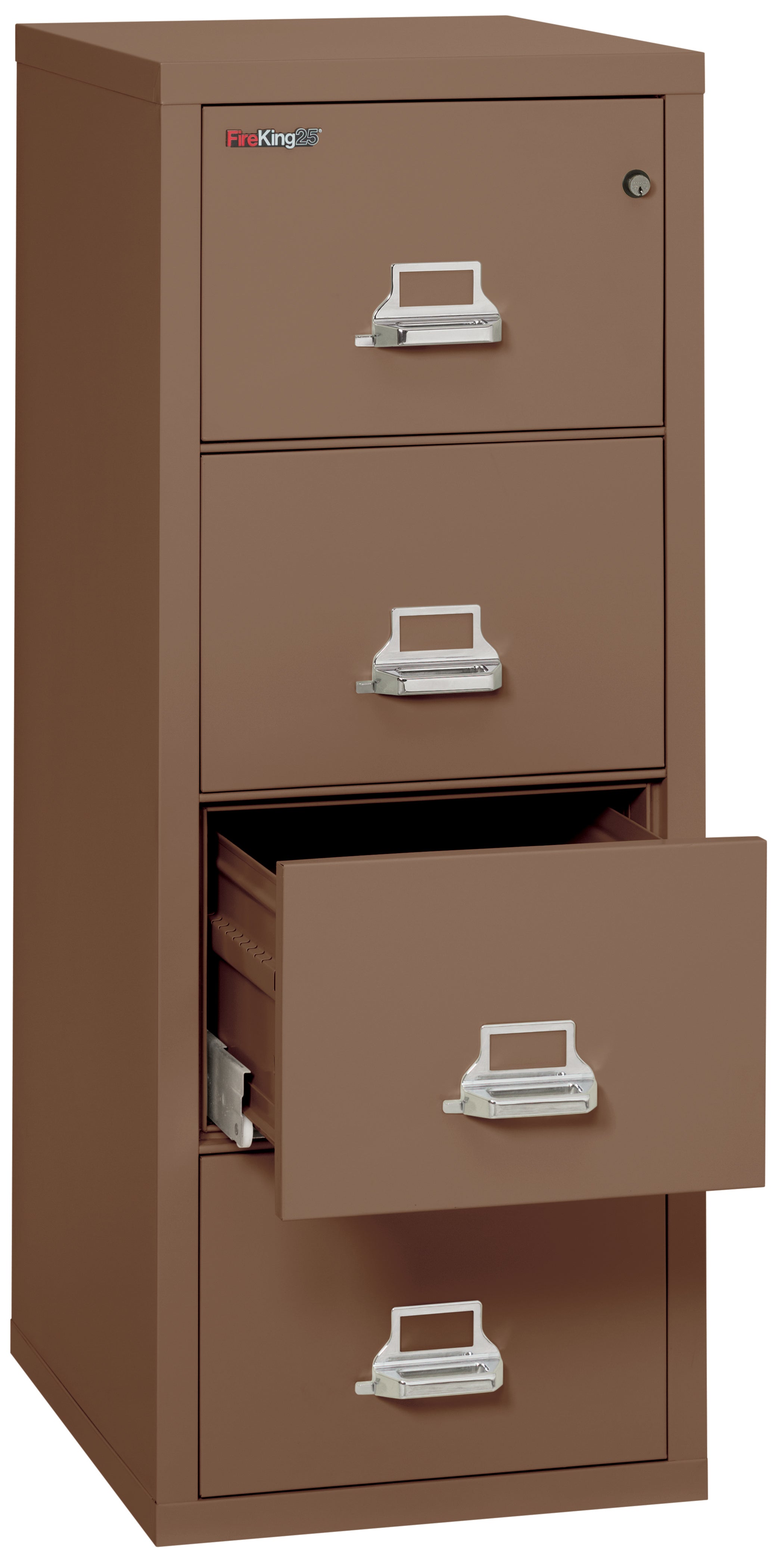 1 Hour Fire Resistant File Cabinet - 4 Drawer letter 25" depth