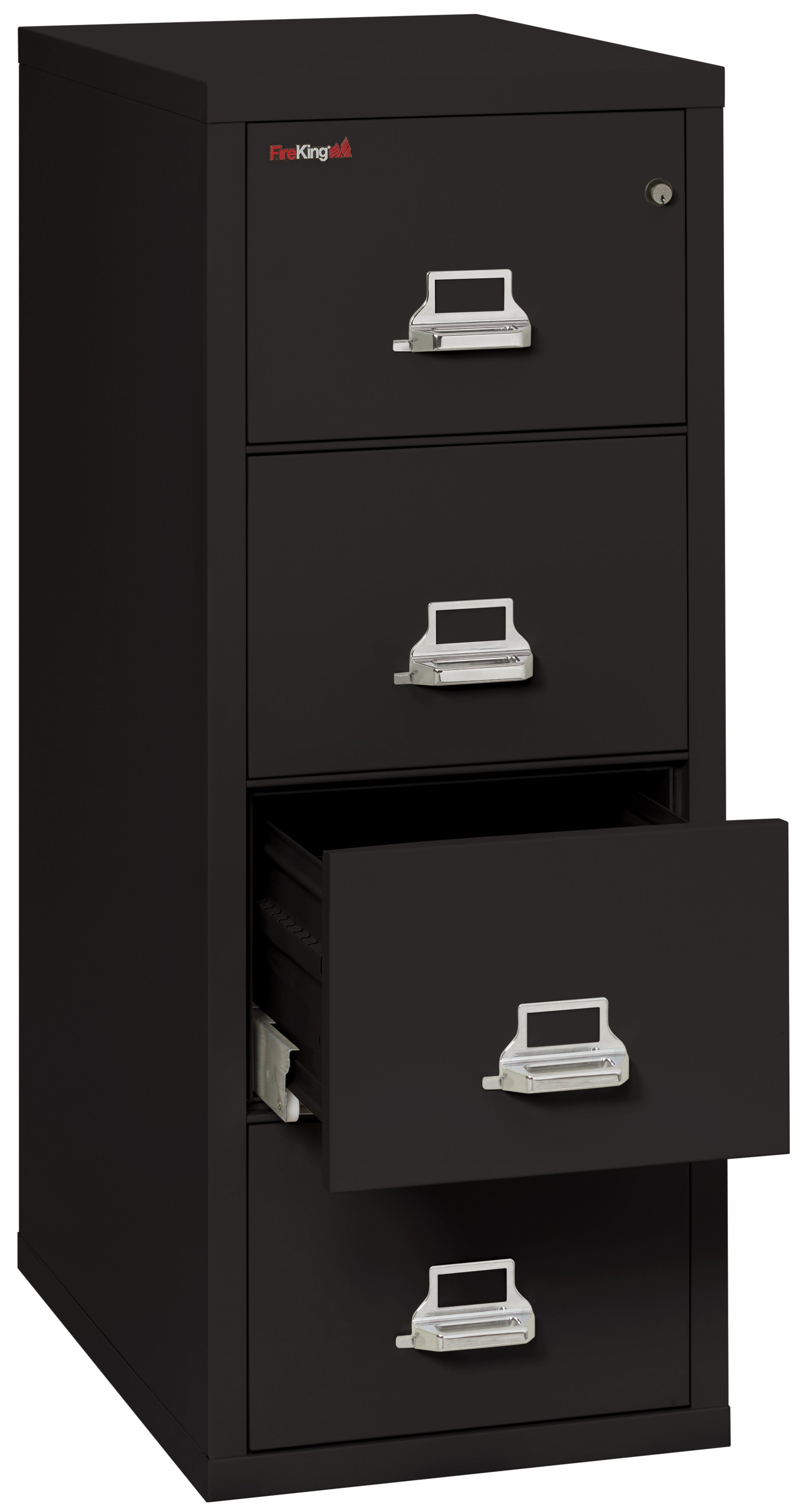 1 Hour Fire Resistant File Cabinet - 4 Drawer Letter 31" depth