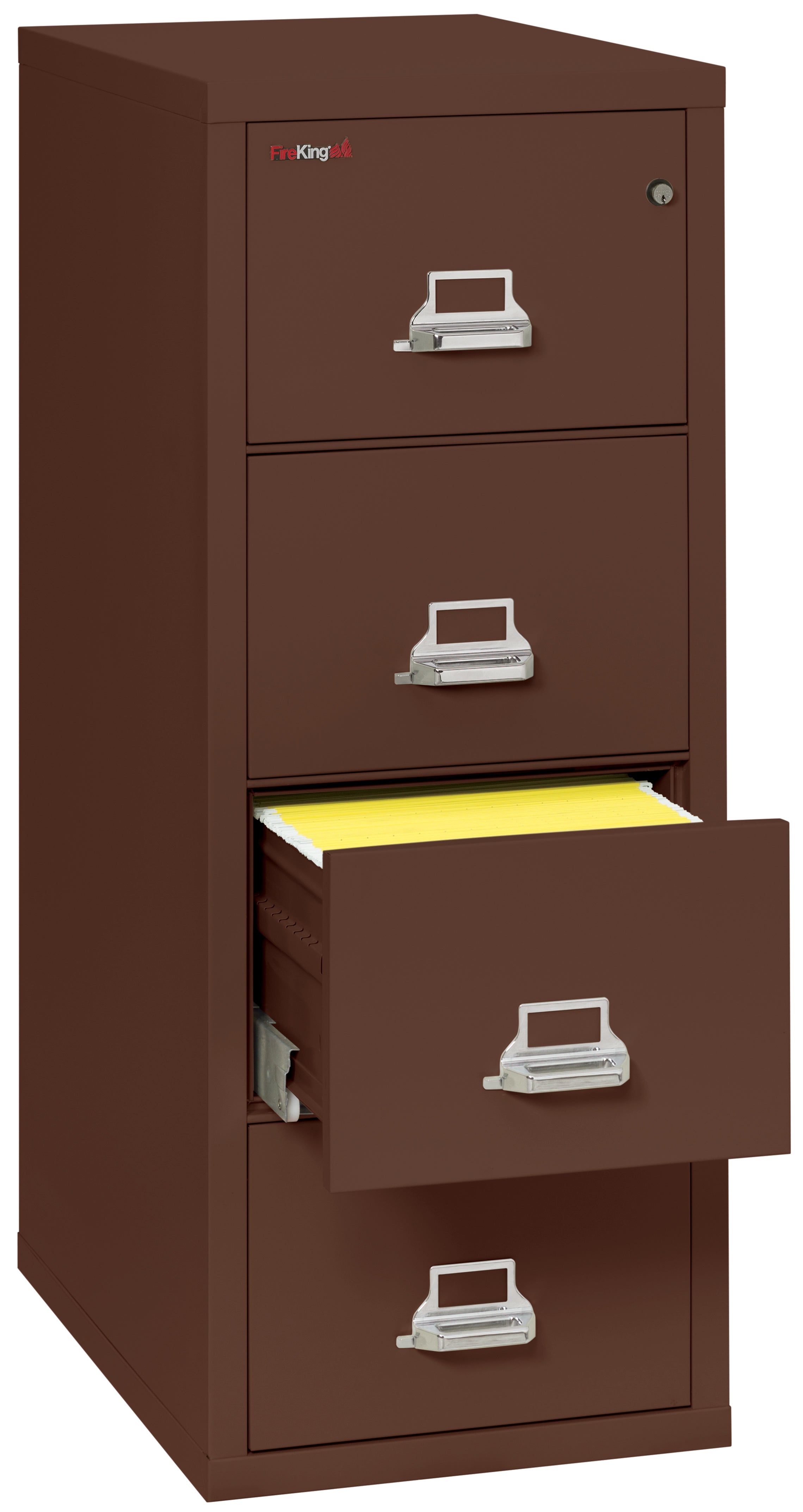 1 Hour Fire Resistant File Cabinet - 4 Drawer Letter 31" depth