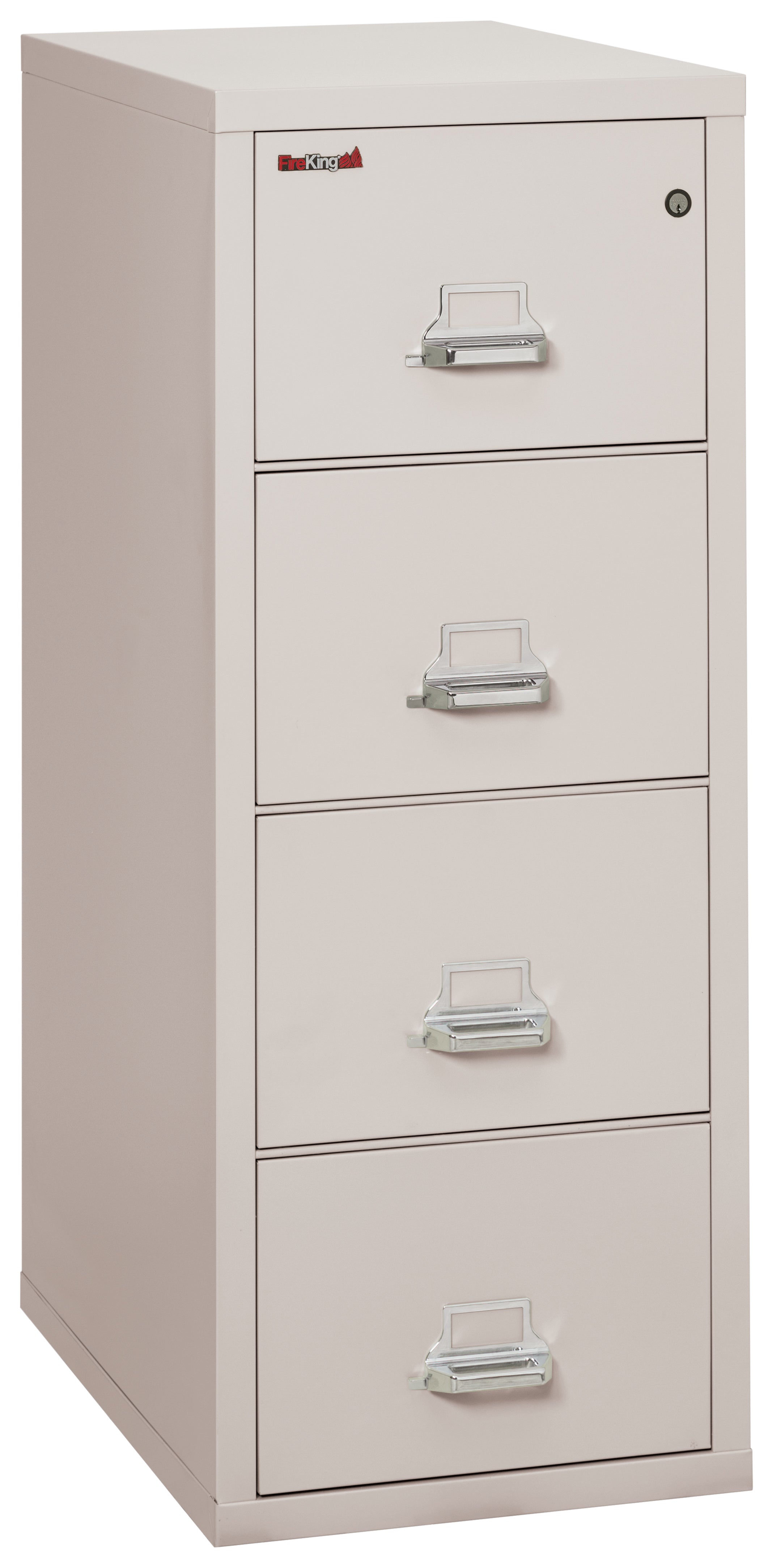 1 Hour Fire Resistant File Cabinet - 4 Drawer Letter 31" depth