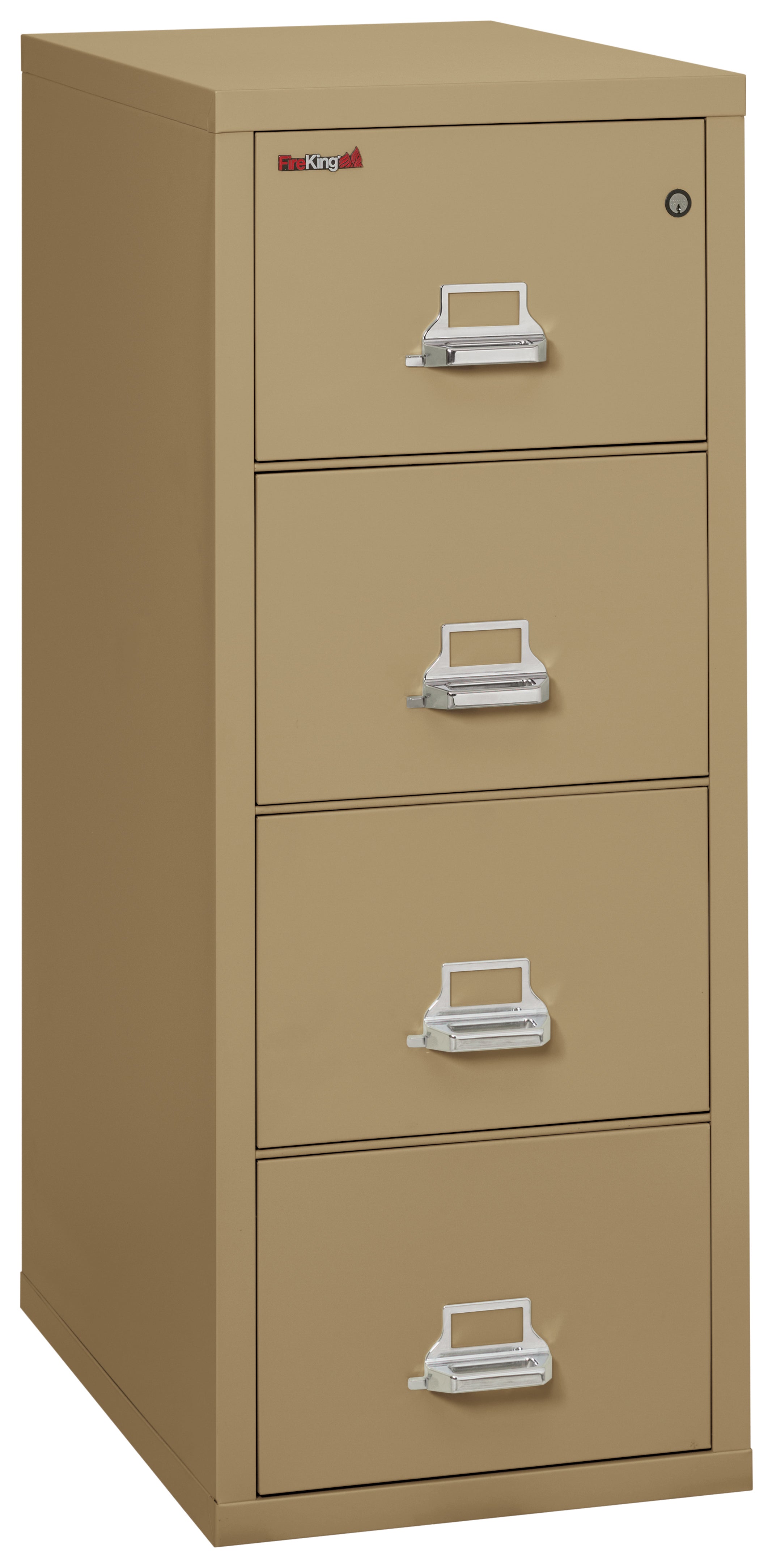 1 Hour Fire Resistant File Cabinet - 4 Drawer Letter 31" depth