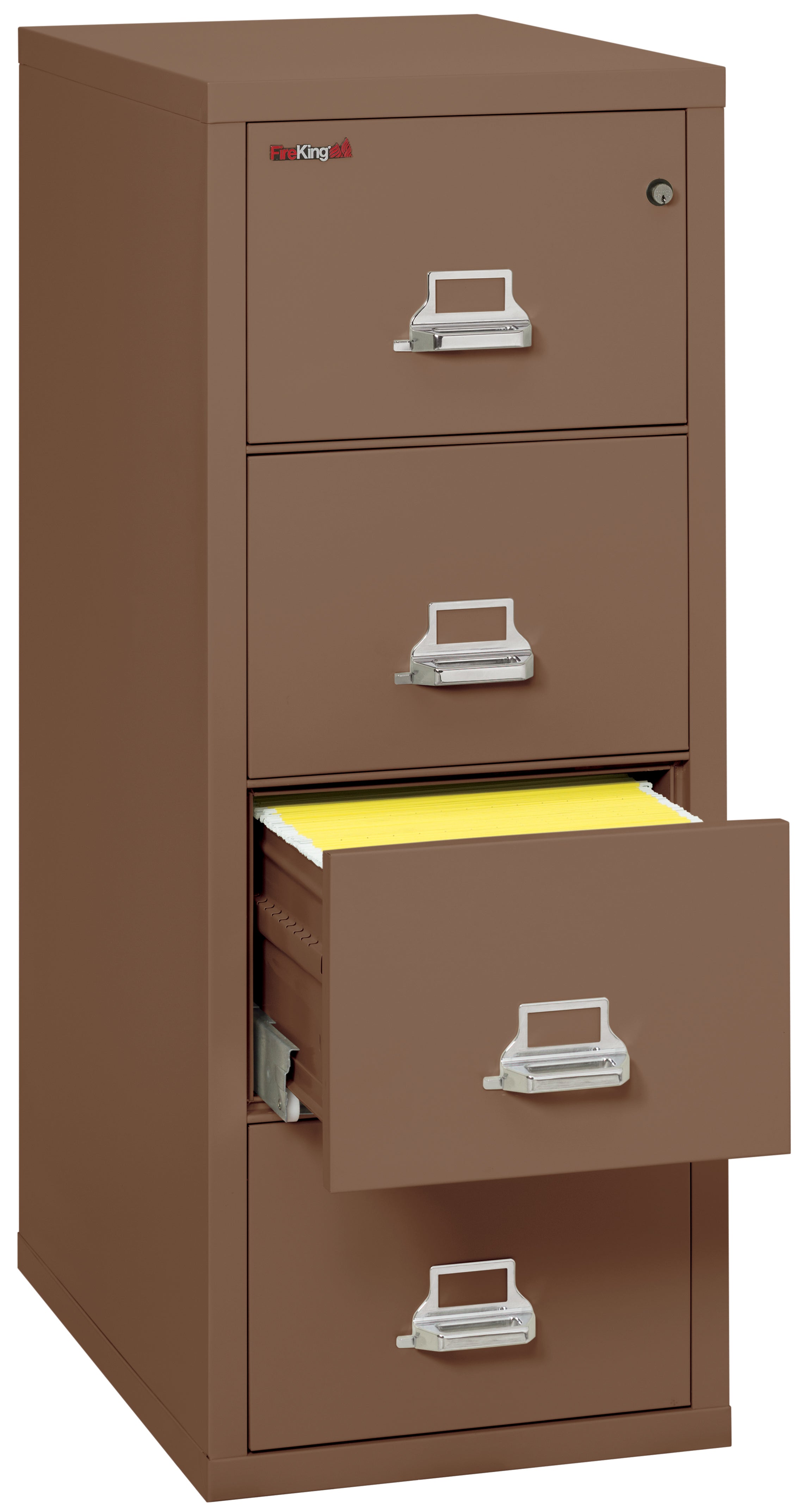 1 Hour Fire Resistant File Cabinet - 4 Drawer Letter 31" depth