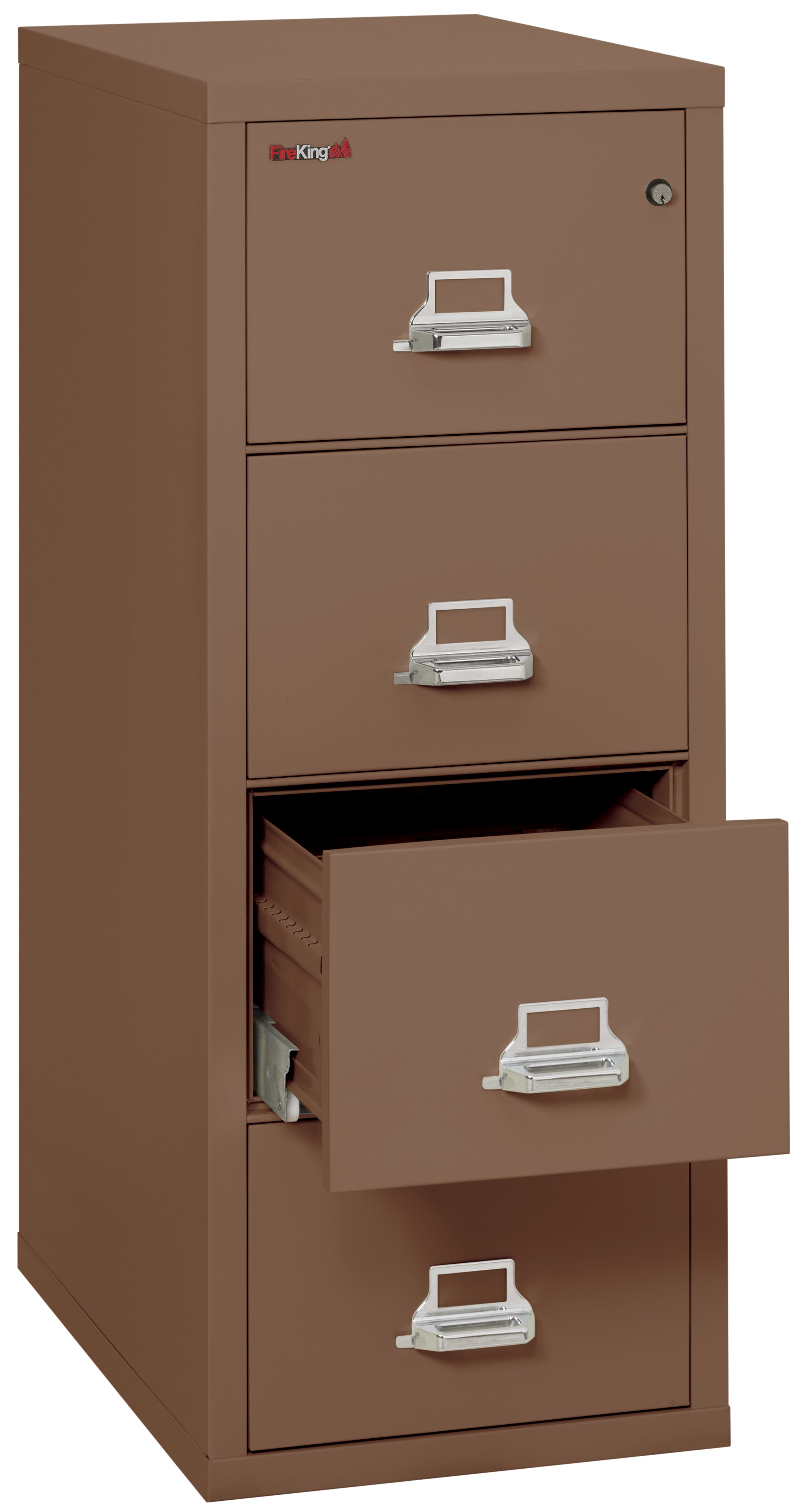 1 Hour Fire Resistant File Cabinet - 4 Drawer Letter 31" depth