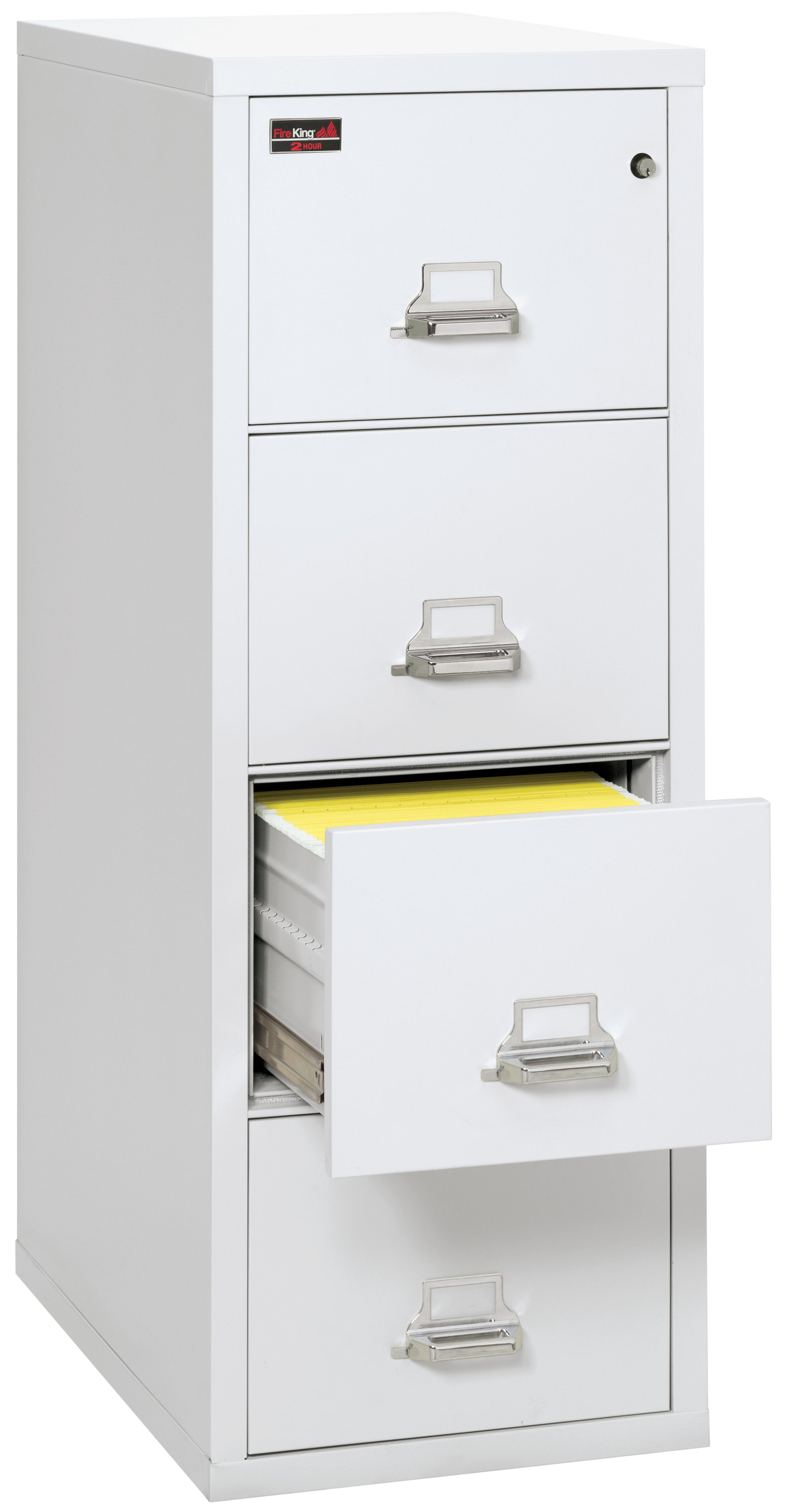 2 Hour Fire Resistant File Cabinet - 4 Drawer Letter 31" depth