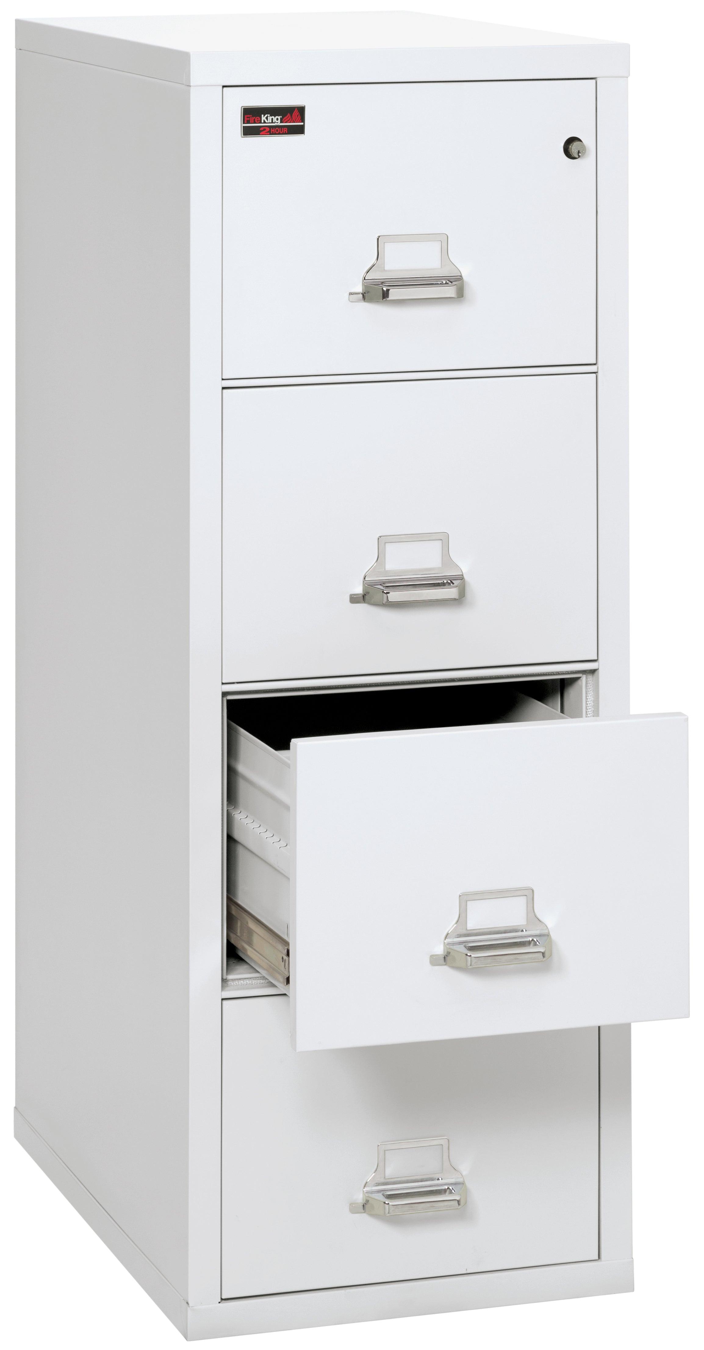 2 Hour Fire Resistant File Cabinet - 4 Drawer Letter 31" depth