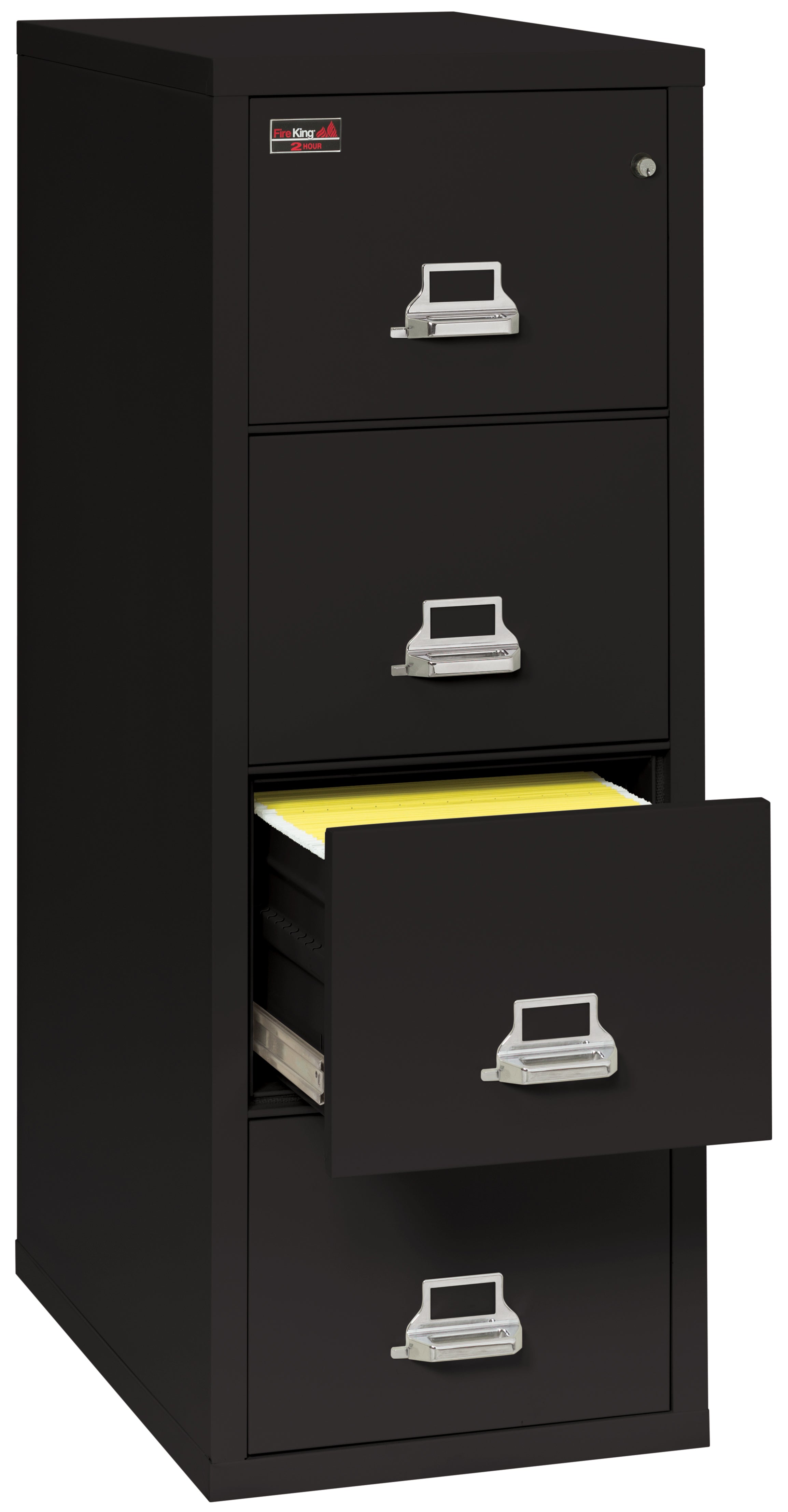 2 Hour Fire Resistant File Cabinet - 4 Drawer Letter 31" depth