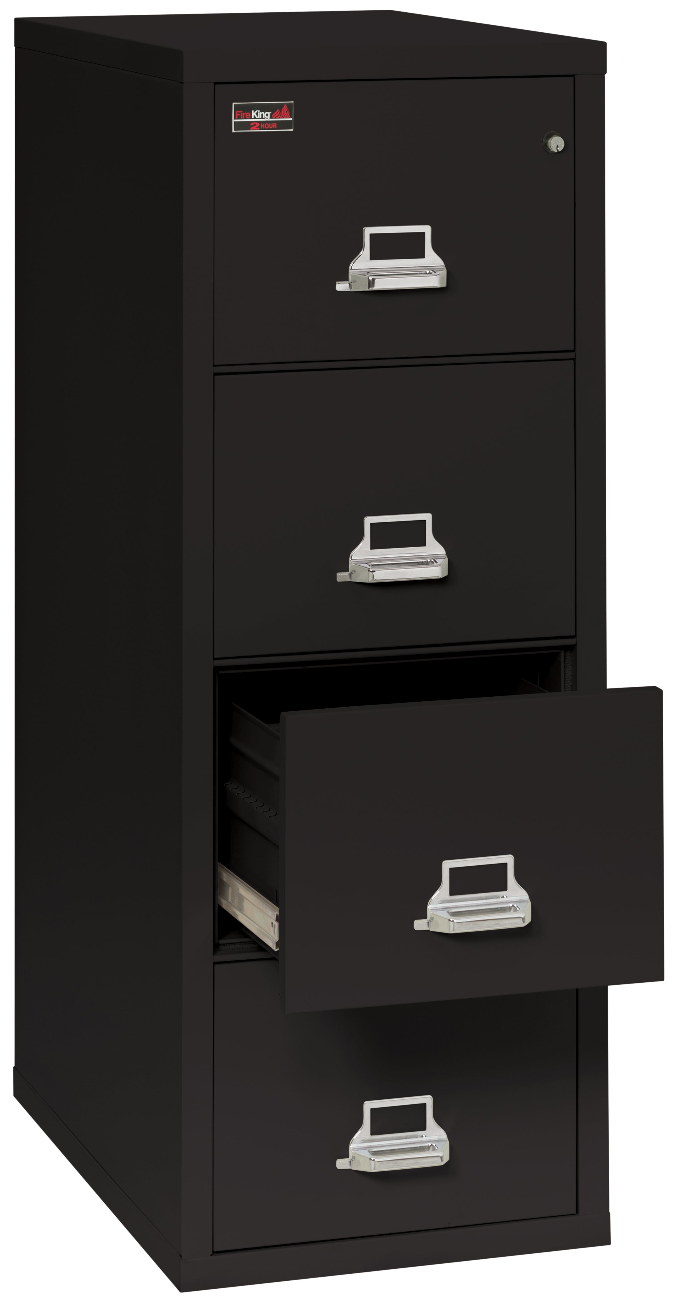 2 Hour Fire Resistant File Cabinet - 4 Drawer Letter 31" depth