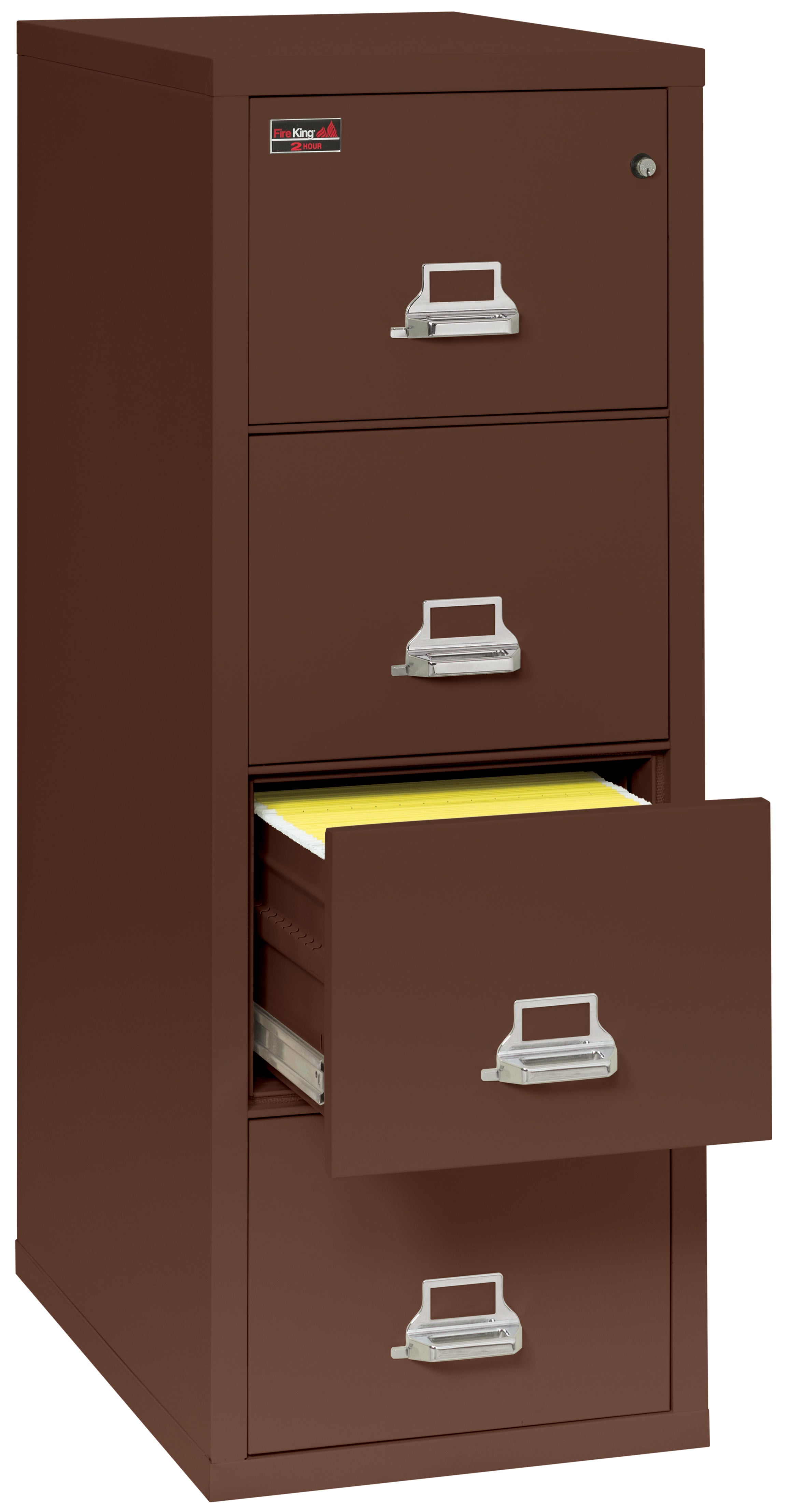 2 Hour Fire Resistant File Cabinet - 4 Drawer Letter 31" depth