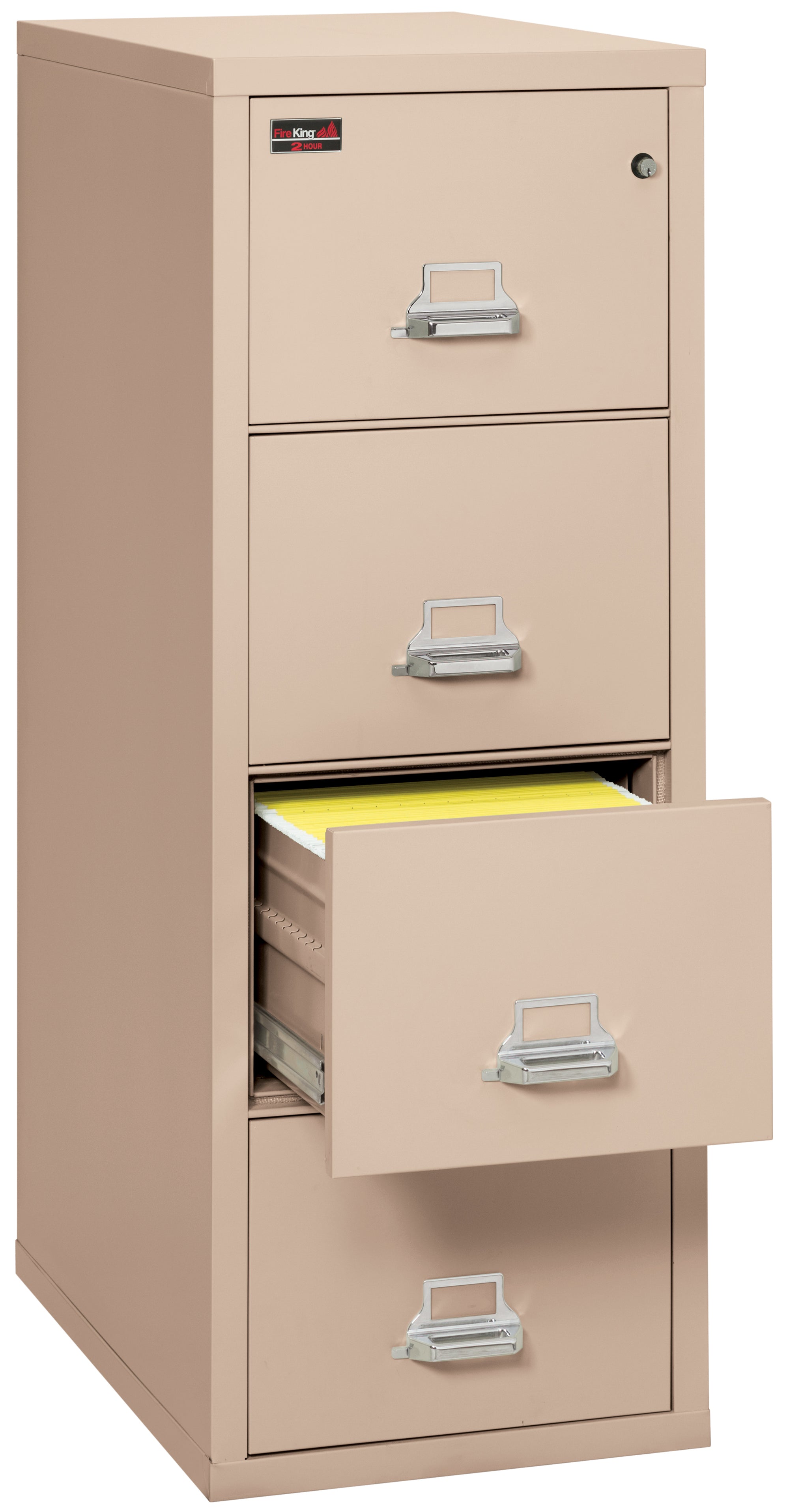 2 Hour Fire Resistant File Cabinet - 4 Drawer Letter 31" depth | Position 3