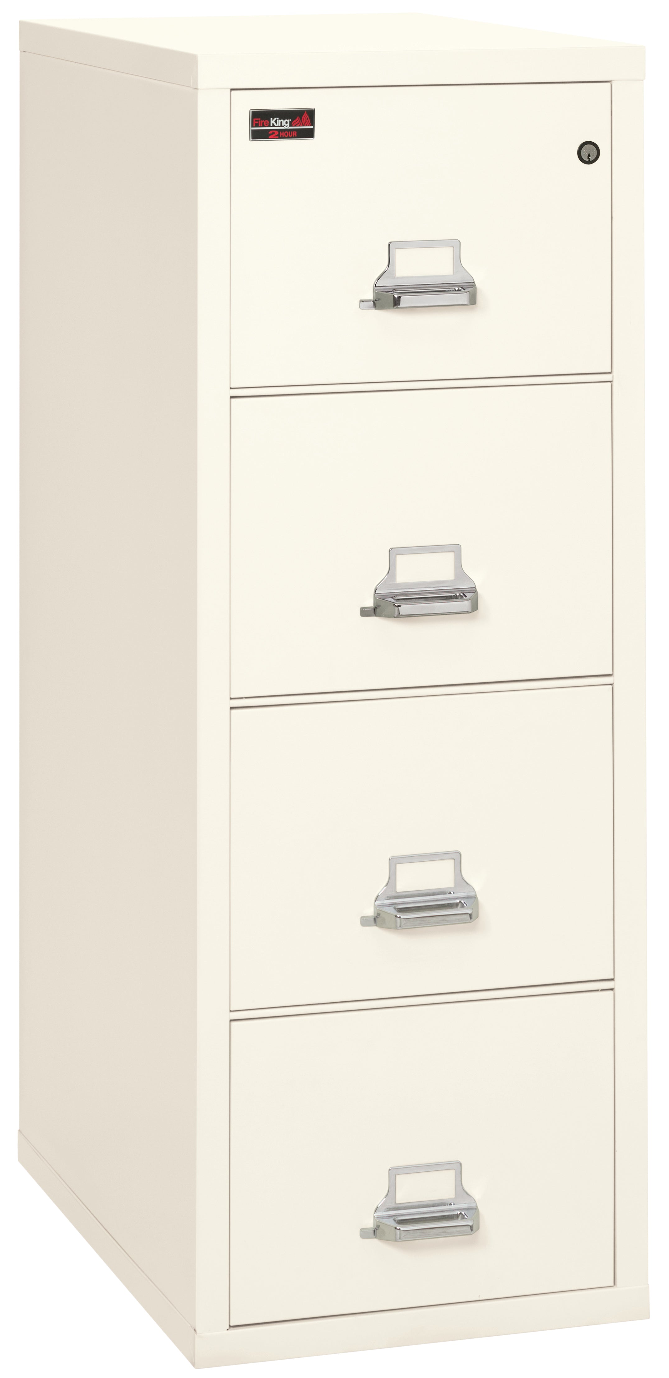 2 Hour Fire Resistant File Cabinet - 4 Drawer Letter 31" depth