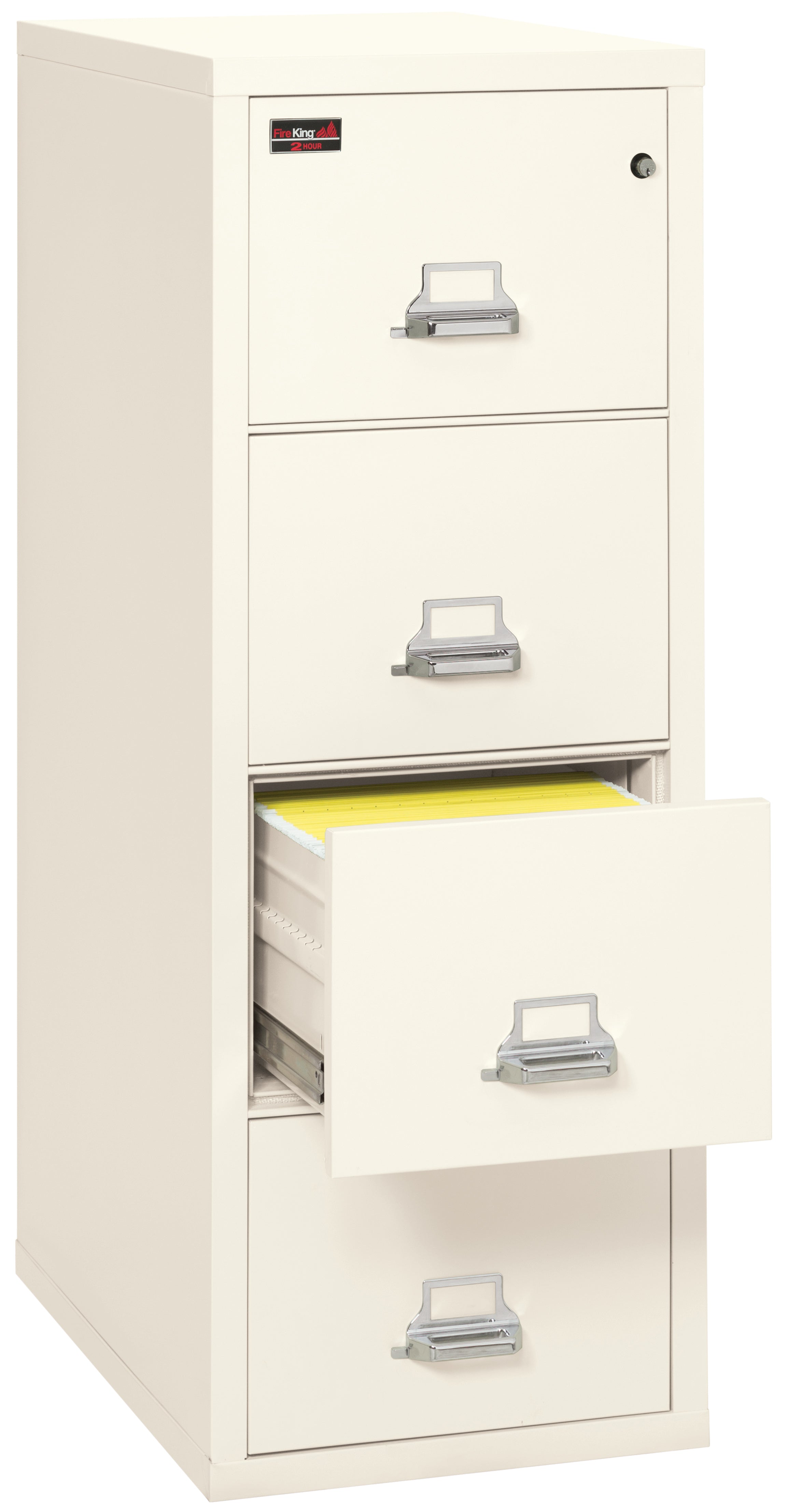 2 Hour Fire Resistant File Cabinet - 4 Drawer Letter 31" depth