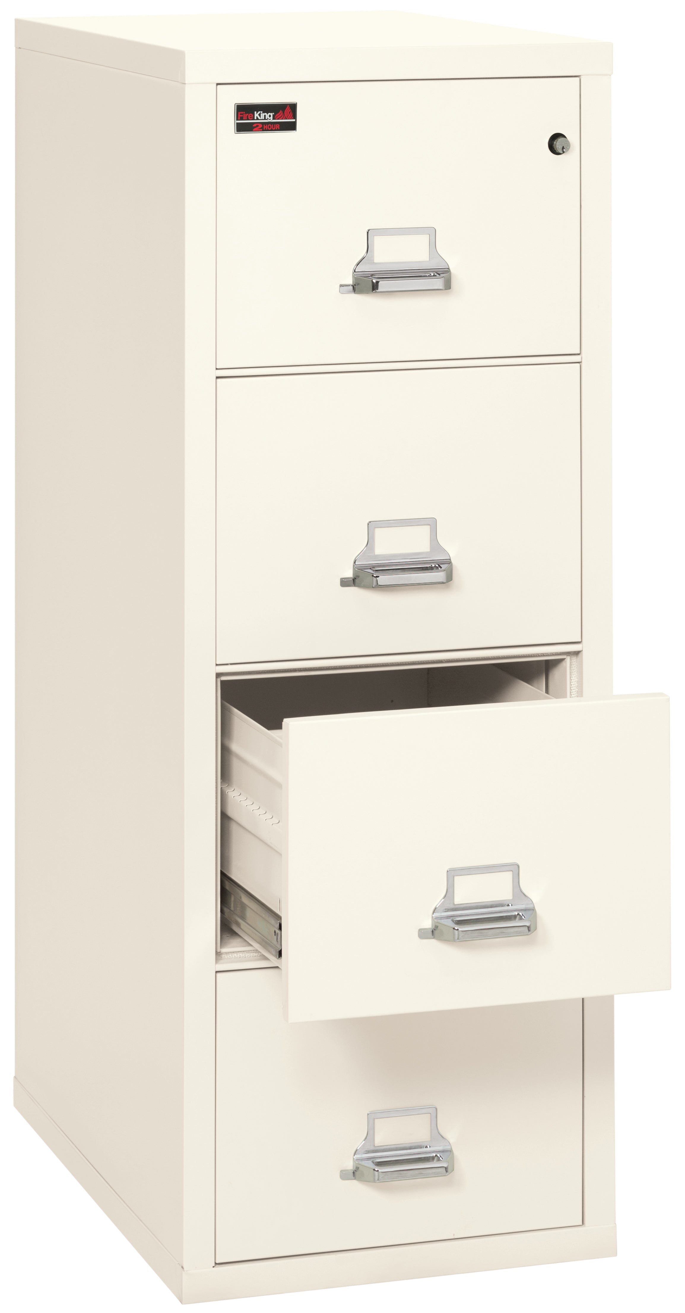 2 Hour Fire Resistant File Cabinet - 4 Drawer Letter 31" depth