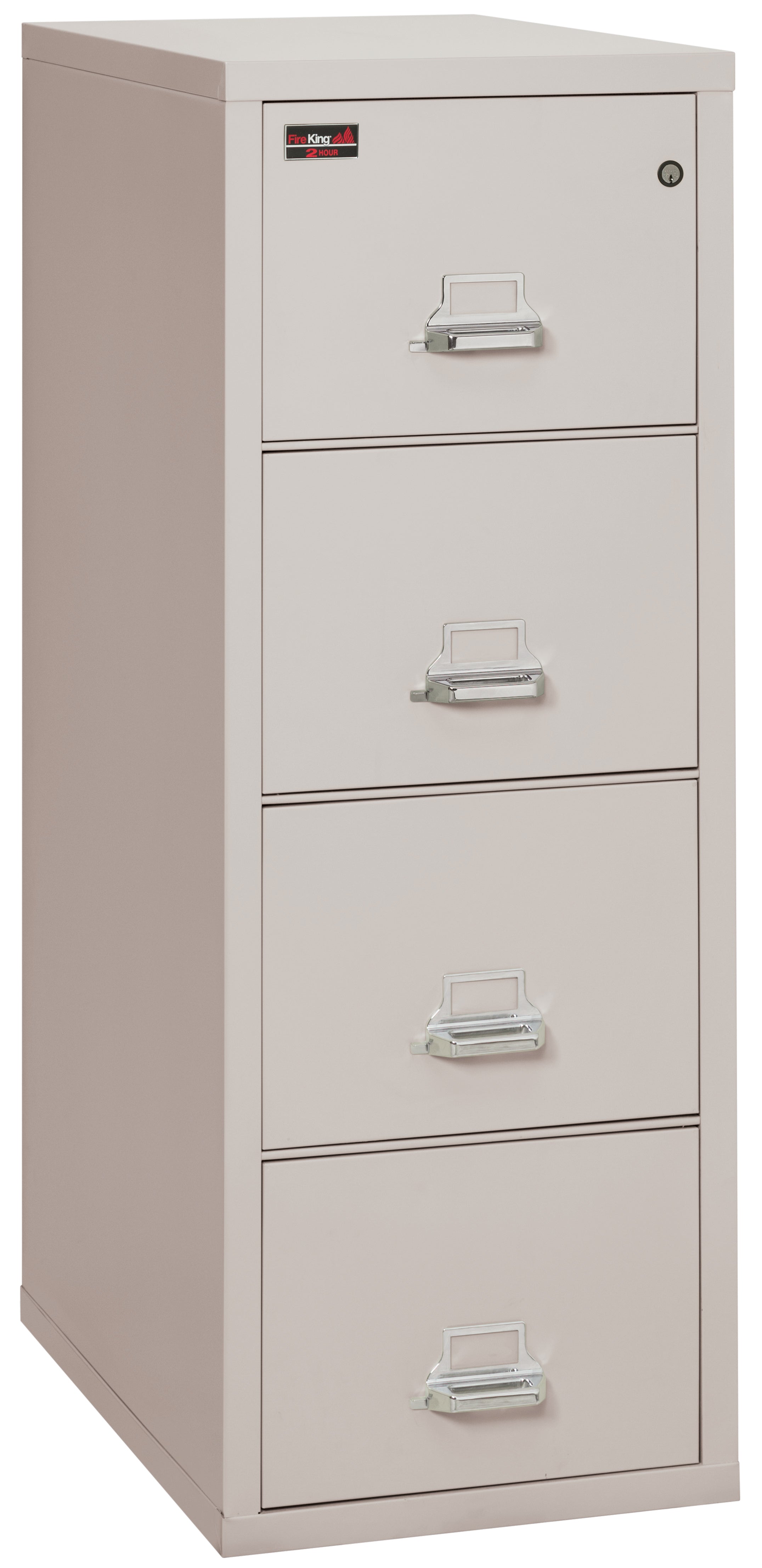 2 Hour Fire Resistant File Cabinet - 4 Drawer Letter 31" depth