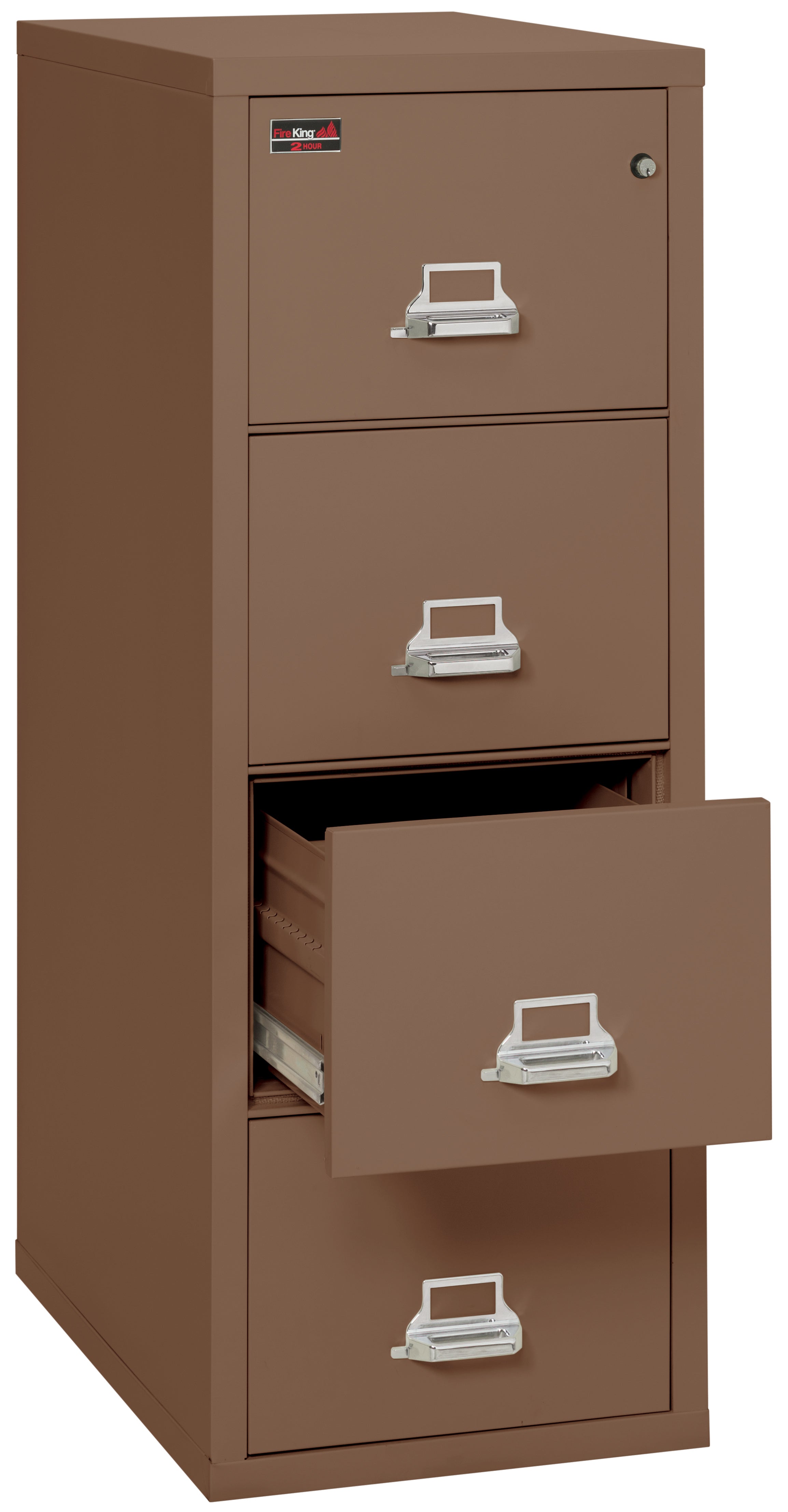 2 Hour Fire Resistant File Cabinet - 4 Drawer Letter 31" depth