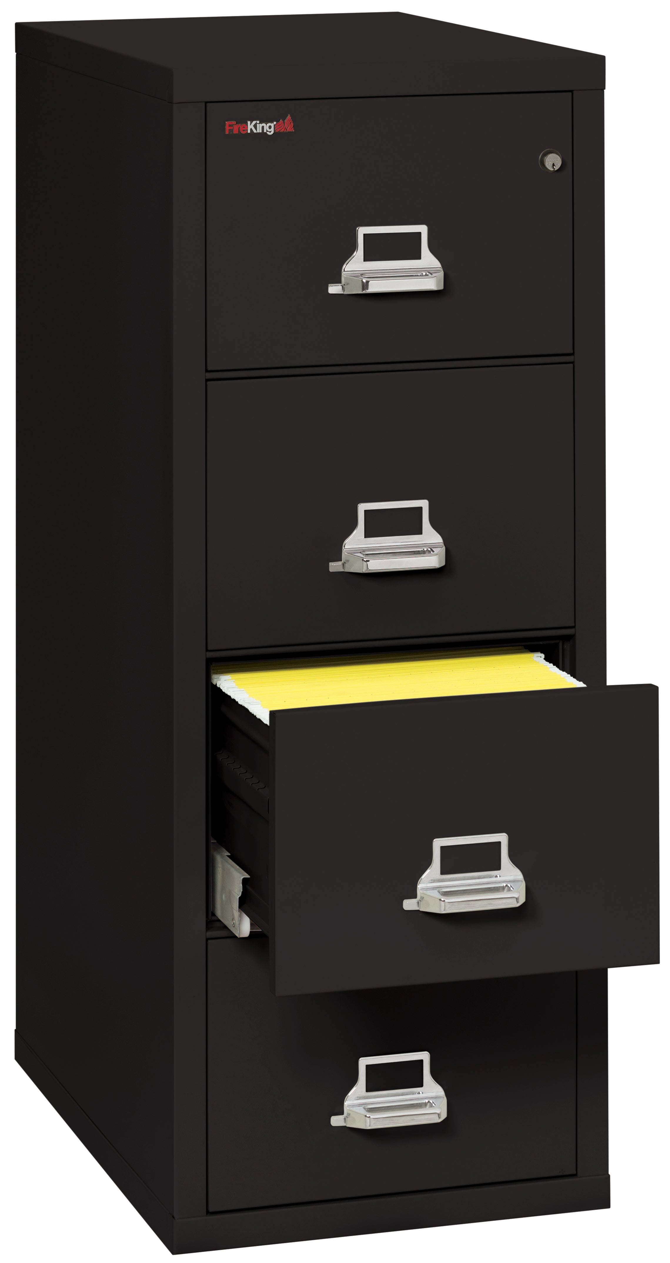 1 Hour Fire Resistant File Cabinet - 4 Drawer Legal 31" depth