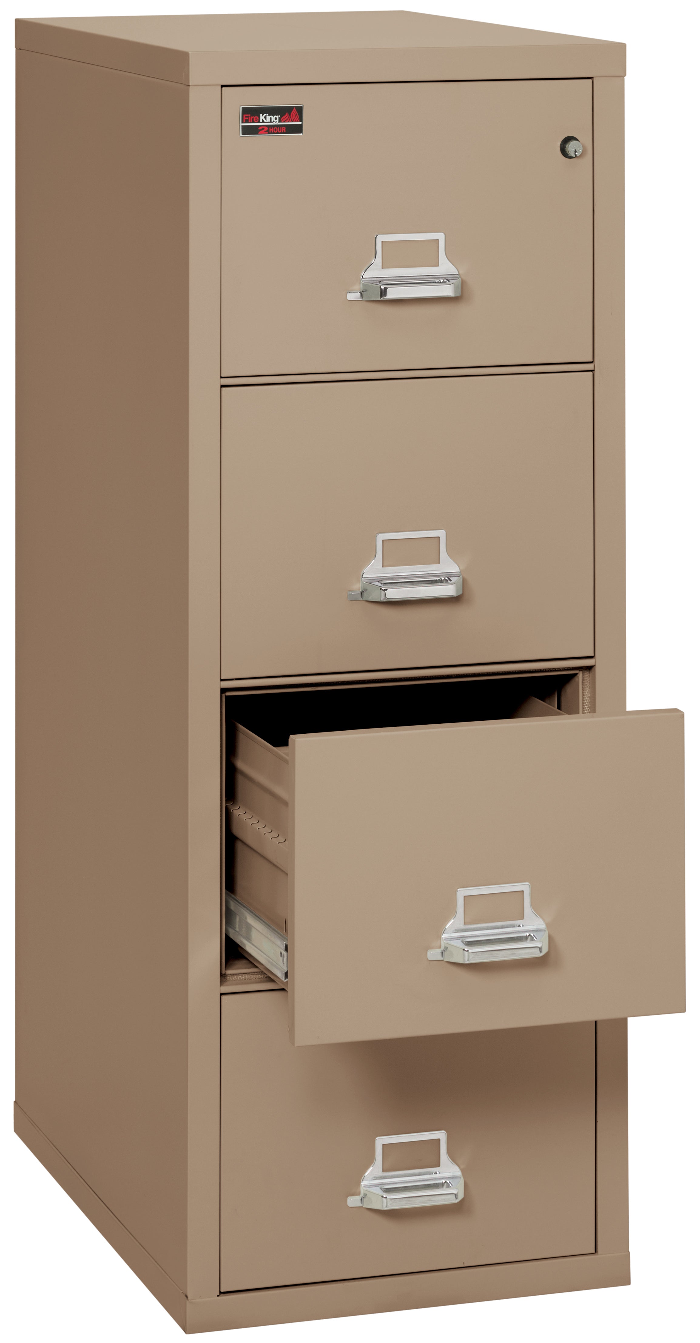 2 Hour Fire Resistant File Cabinet - 4 Drawer Legal 32" depth