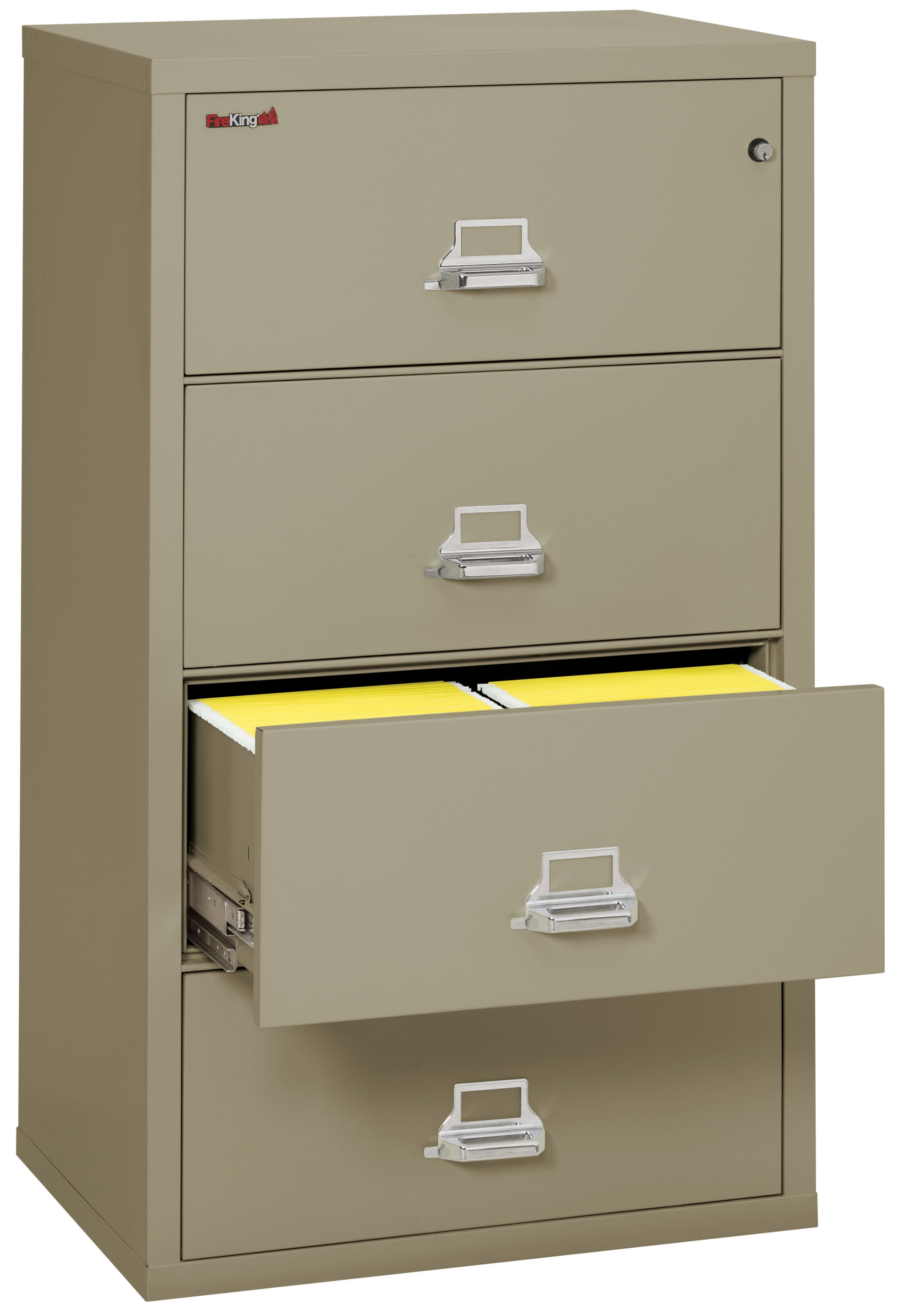 Fire Resistant File Cabinet - 3 Drawer Lateral 31" wide