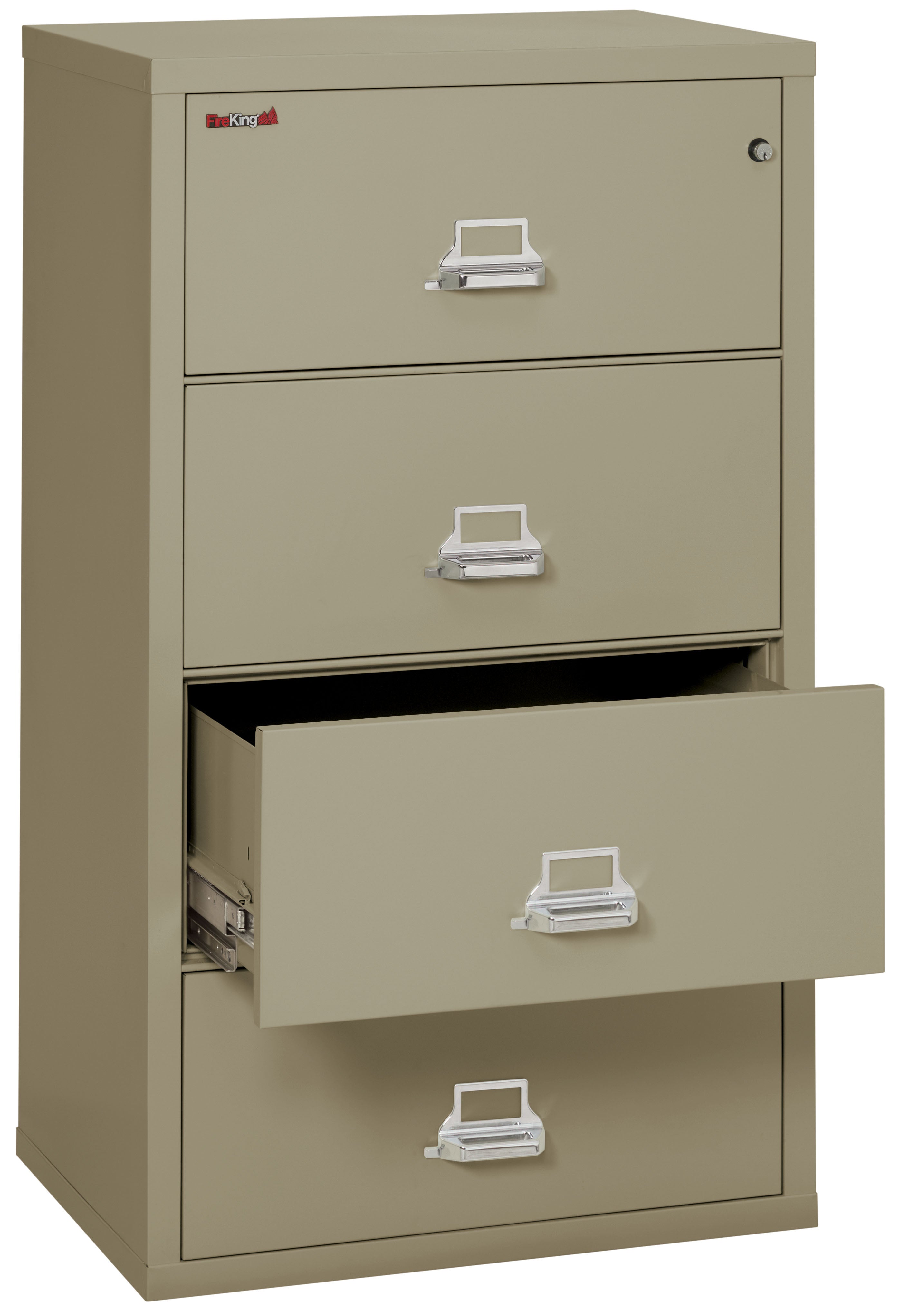 Fire Resistant File Cabinet - 3 Drawer Lateral 31" wide