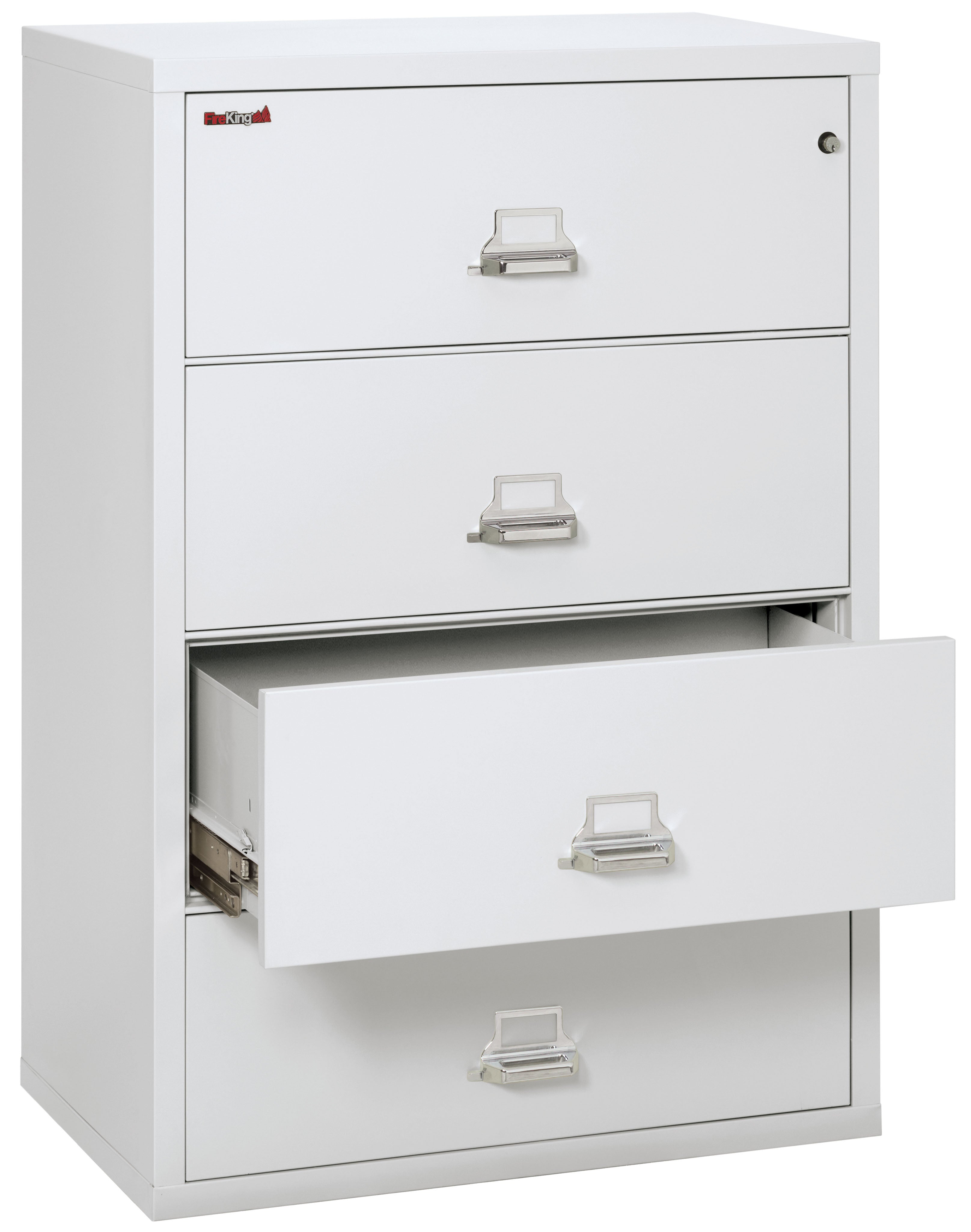 Fire Resistant File Cabinet - 4 Drawer Lateral 38" wide