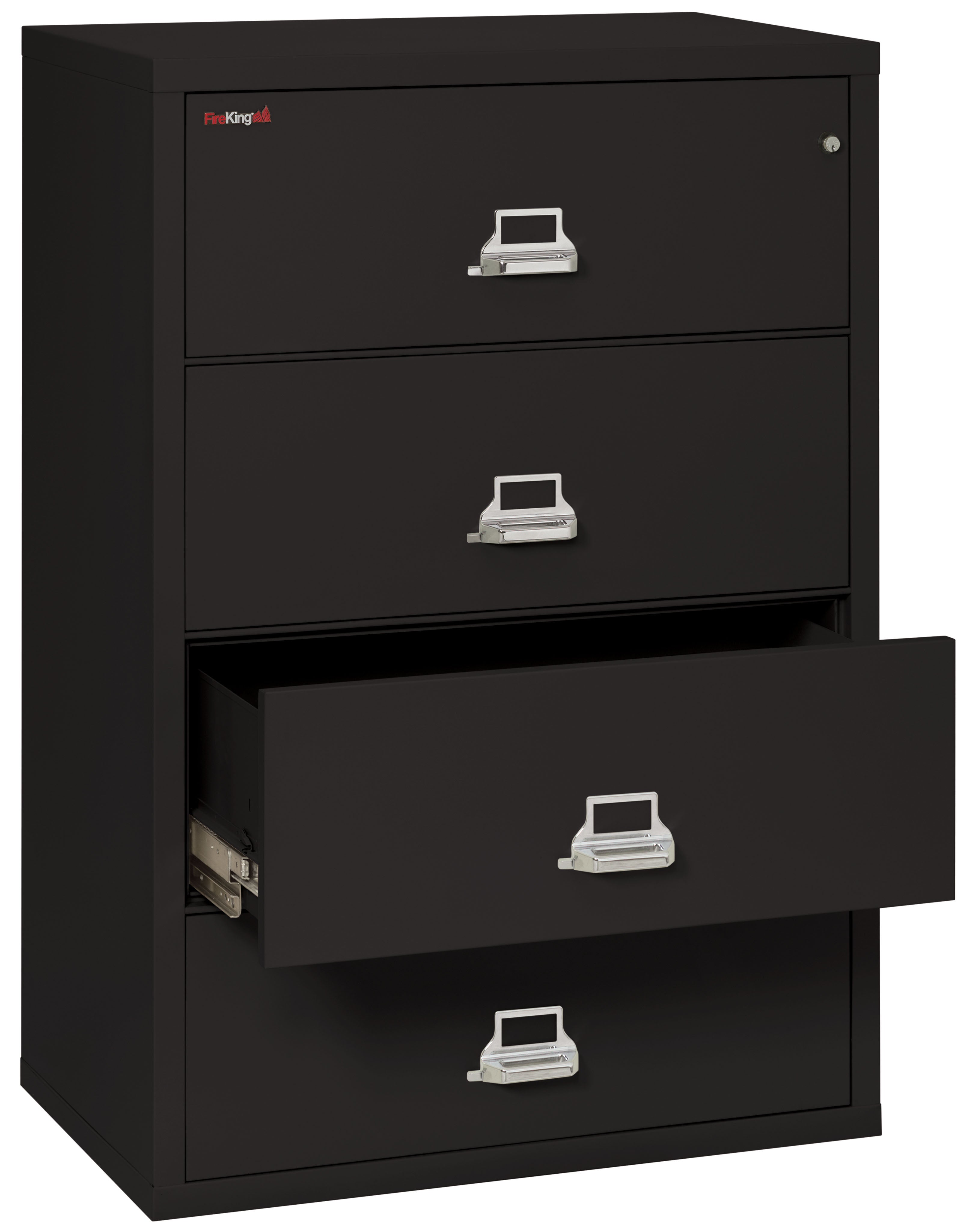 Fire Resistant File Cabinet - 4 Drawer Lateral 38" wide